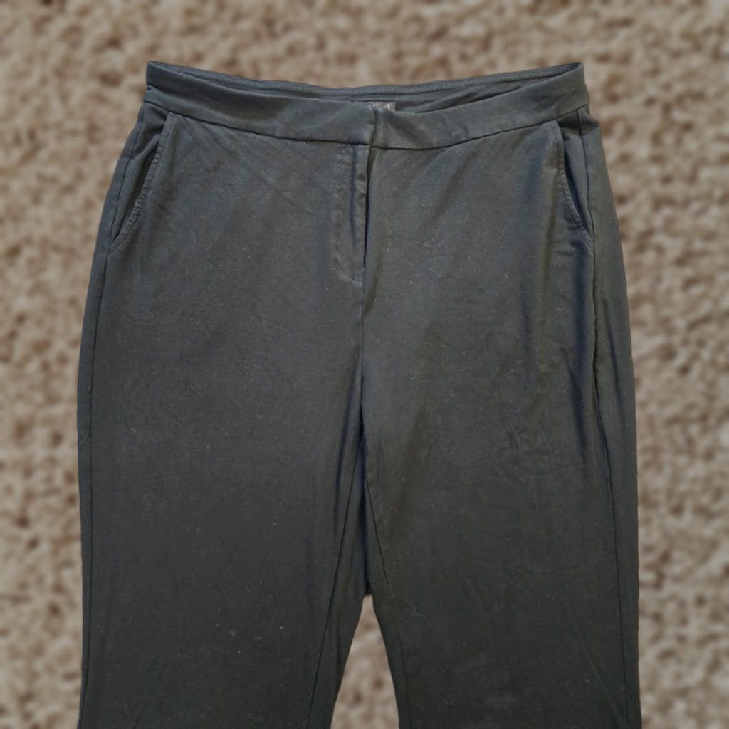 J. Jill J Jill Pants Womens Medium Black Wide Leg Wearever Stretch Capsule Basic Casual Size 24" / US 00 / IT 34 - 1 Thumbnail