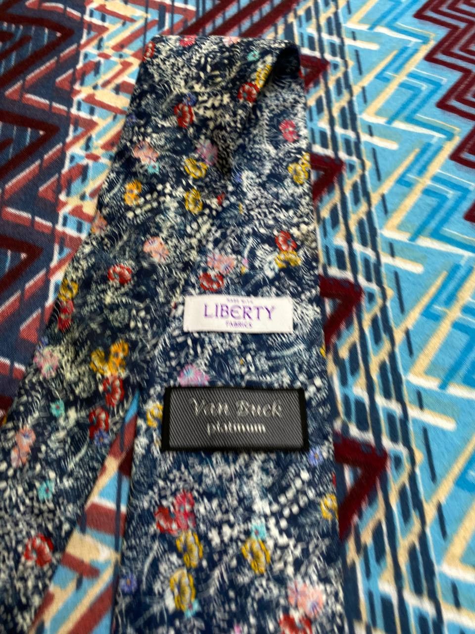 Liberty × Liberty London Liberty of London Designer England Silk Mens Tie Size ONE SIZE - 2 Thumbnail