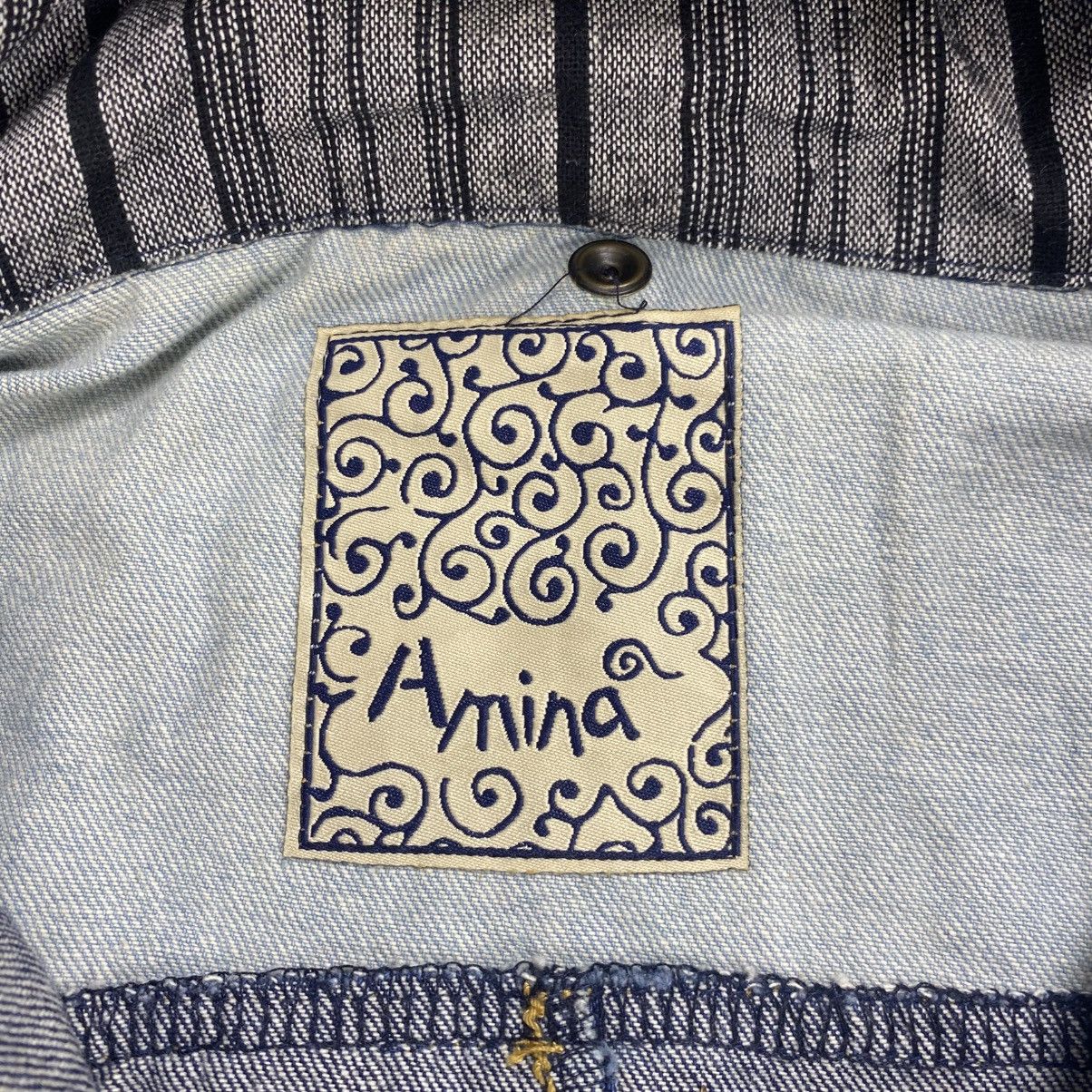Japanese Brand Anima Boro Patchwork Denim Noragi Jacket Kapital Style Size US M / EU 48-50 / 2 - 12 Thumbnail