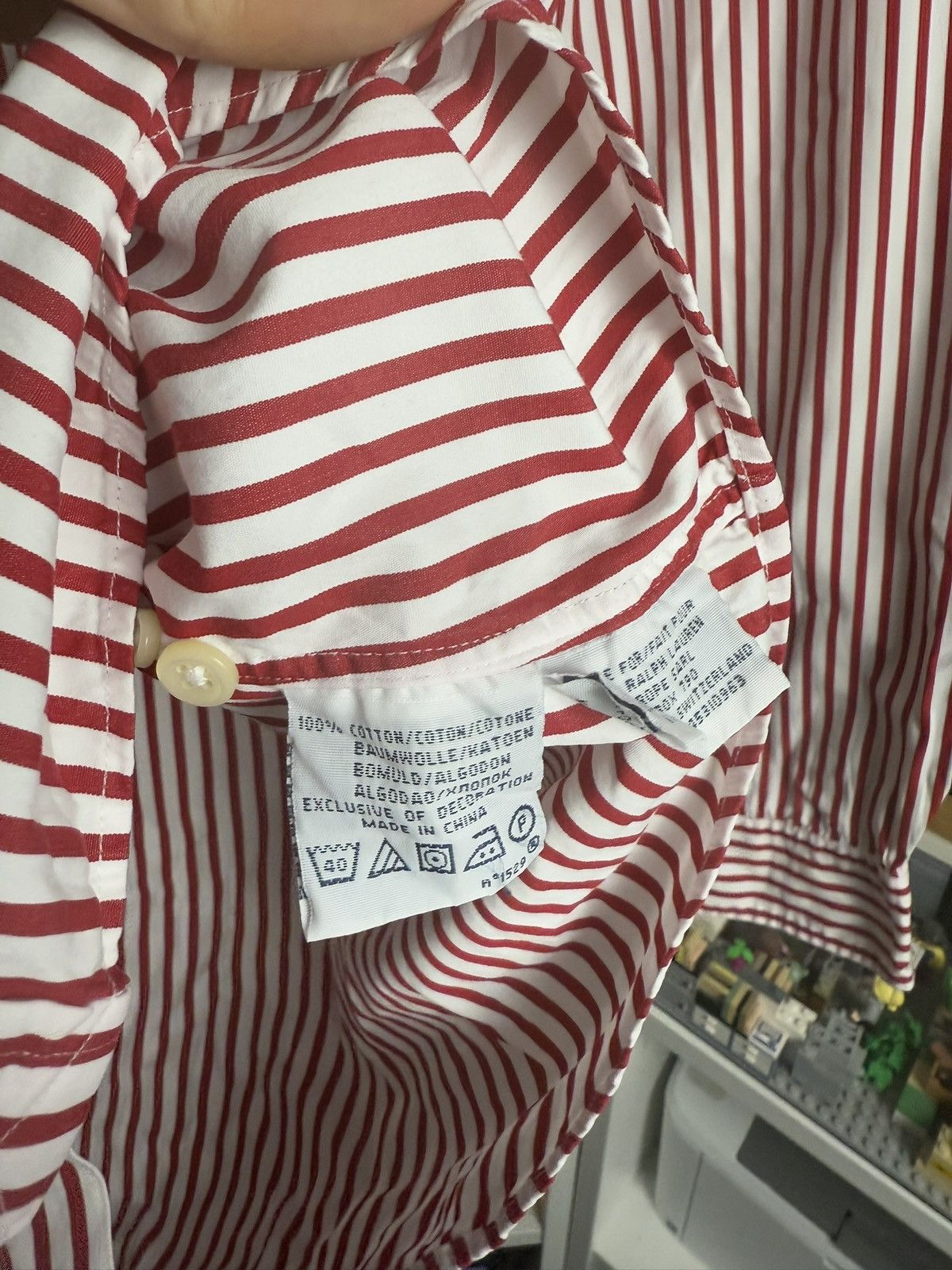 Designer × Polo Ralph Lauren × Ralph Lauren Vintage y2k Polo Ralph Lauren striped shirt M designer casual Size US M / EU 48-50 / 2 - 6 Thumbnail