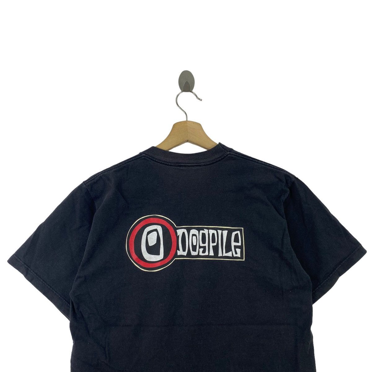 Vintage Vintage 90s DOGPILE USA Brand Skateboard Logo Print Black Size US S / EU 44-46 / 1 - 2 Thumbnail