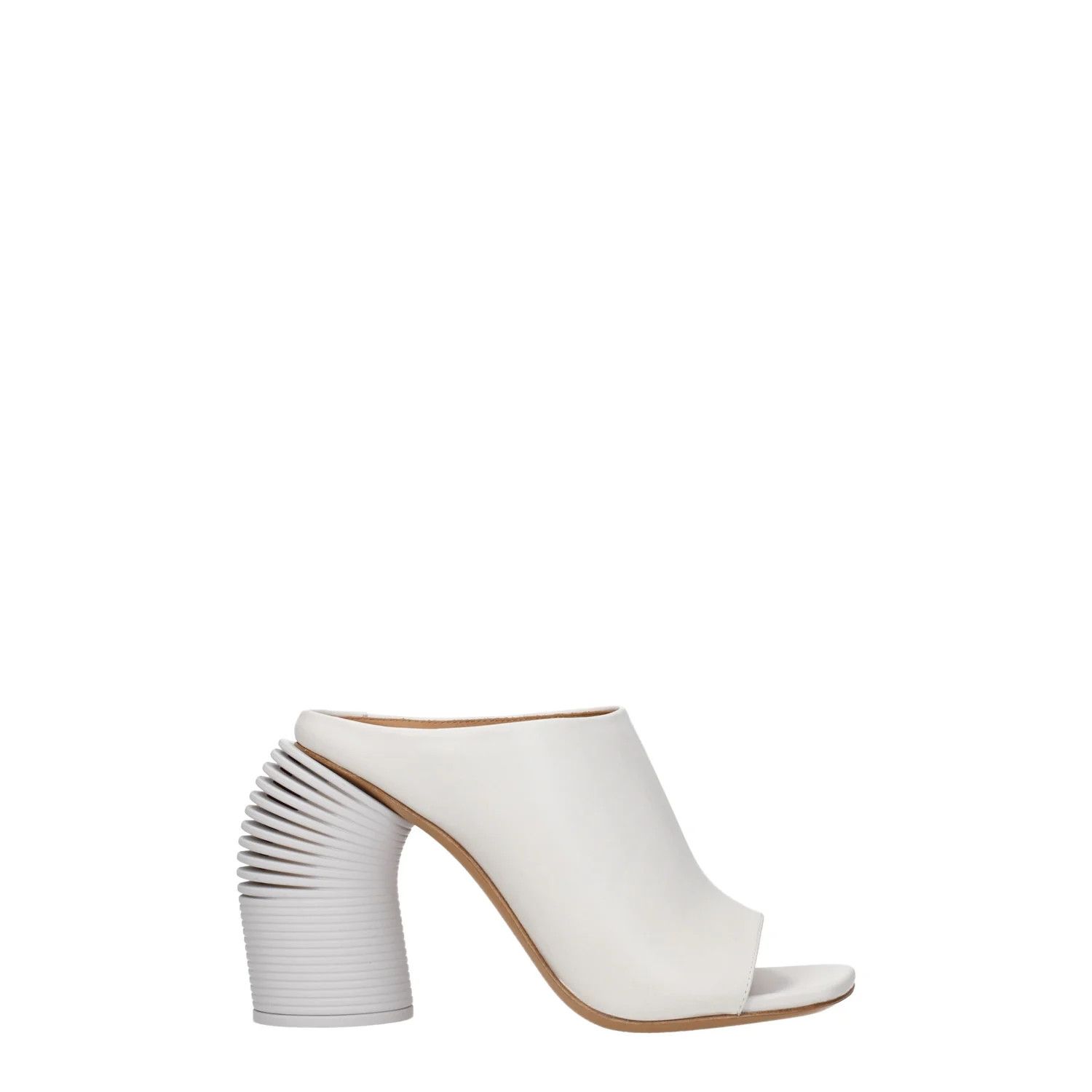 Off-White ob1o1e1124 Leather Sandals in White Size US 10 / IT 40 - 1 Thumbnail