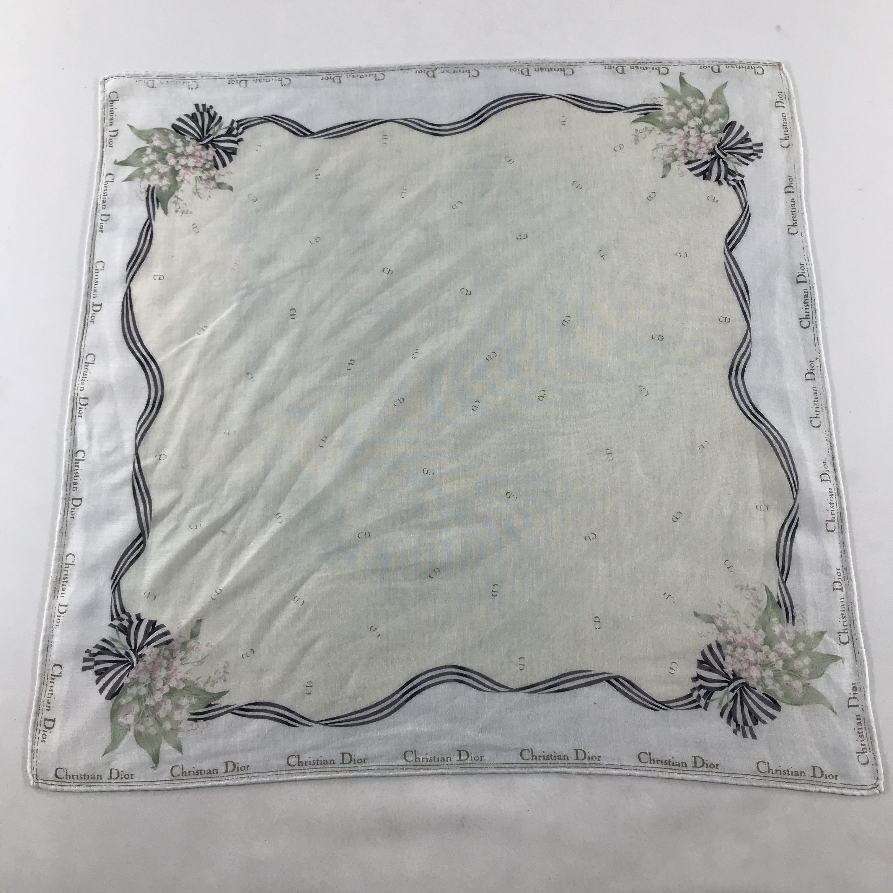 Christian Dior Handkerchief Neckerchief Bandana H38