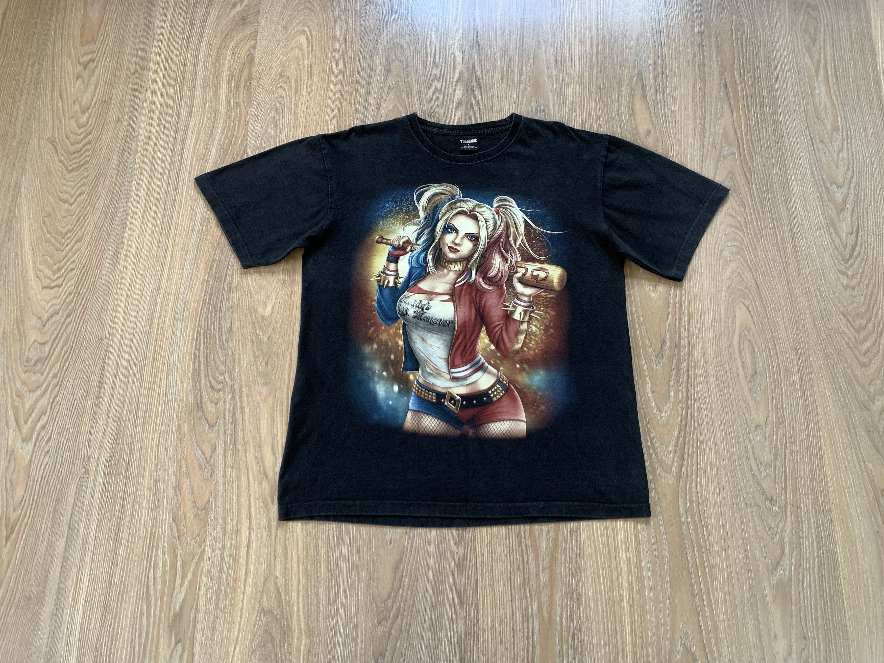 Rare Vintage Harley Quinn Big Print T Shirt