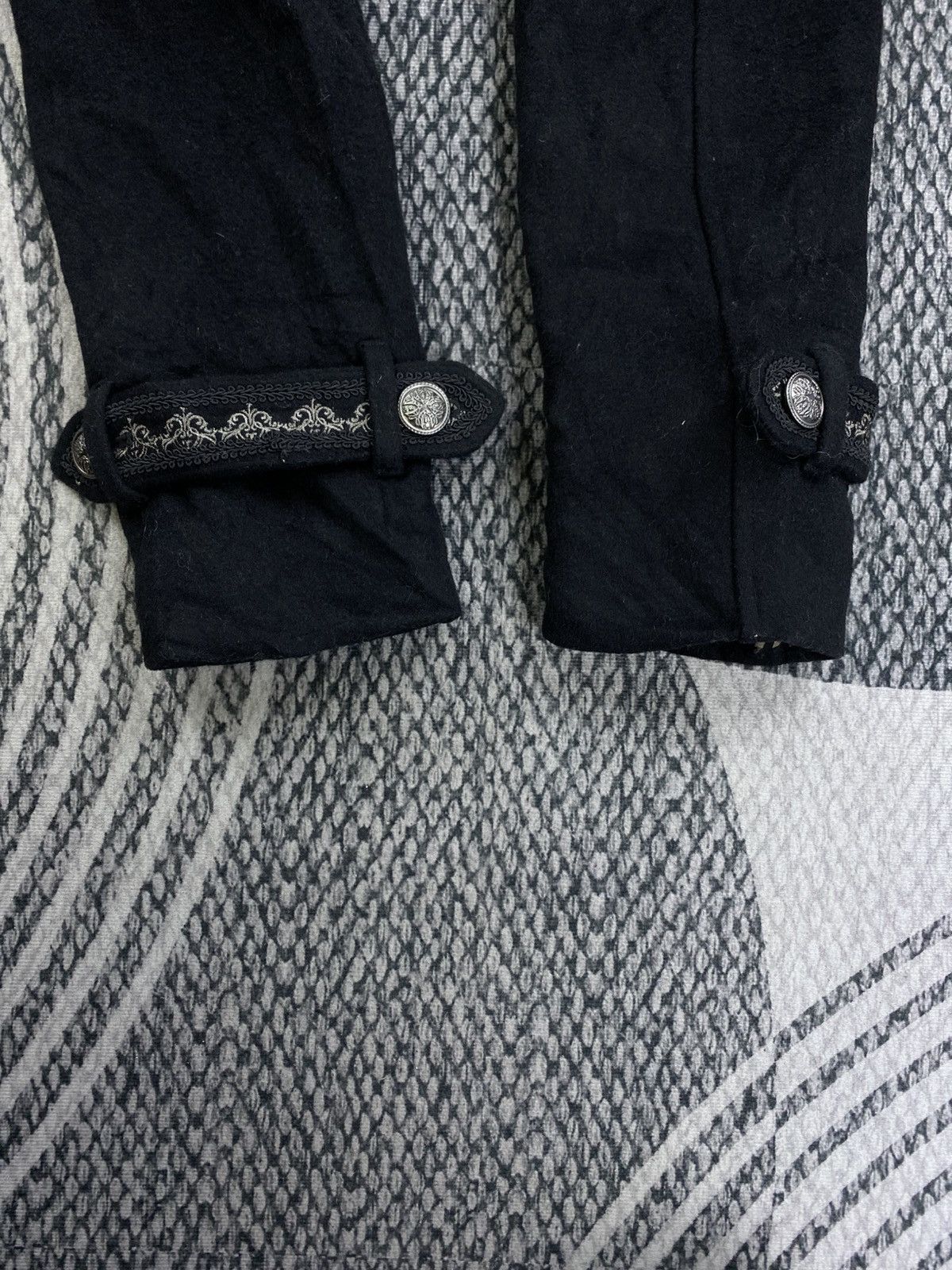 Le Grande Bleu (L.G.B.) Vintage Ozz Croce Punk Bondage Jacket Size M / US 6-8 / IT 42-44 - 7 Thumbnail
