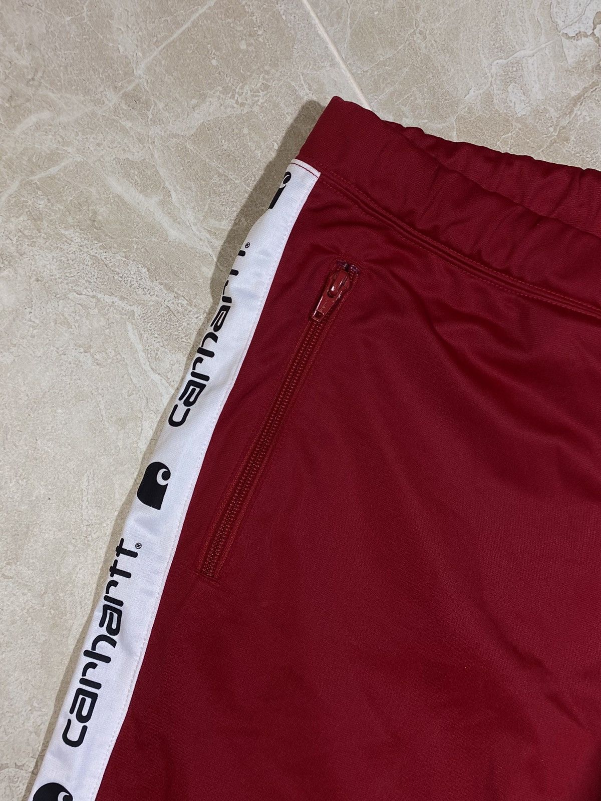 Carhartt Carhartt streetwear style hot red colour track pants Size US 36 / EU 52 - 7 Thumbnail