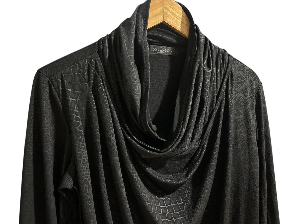 Tornado Mart 🔥Sick Y2K Tornado Mart Reptile Draped Asymmetric Ls Shirt Size US M / EU 48-50 / 2 - 3 Thumbnail
