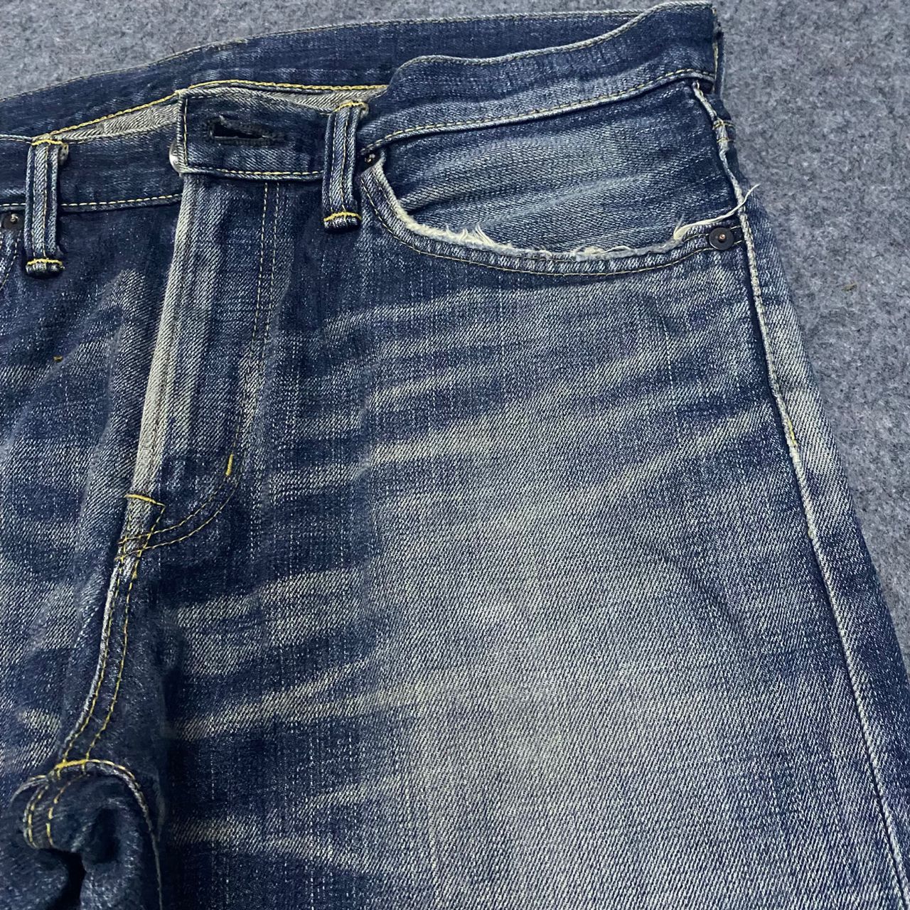 Edwin Vintage Edwin Selvegde Redline Backle Back Denim Size US 36 / EU 52 - 8 Thumbnail