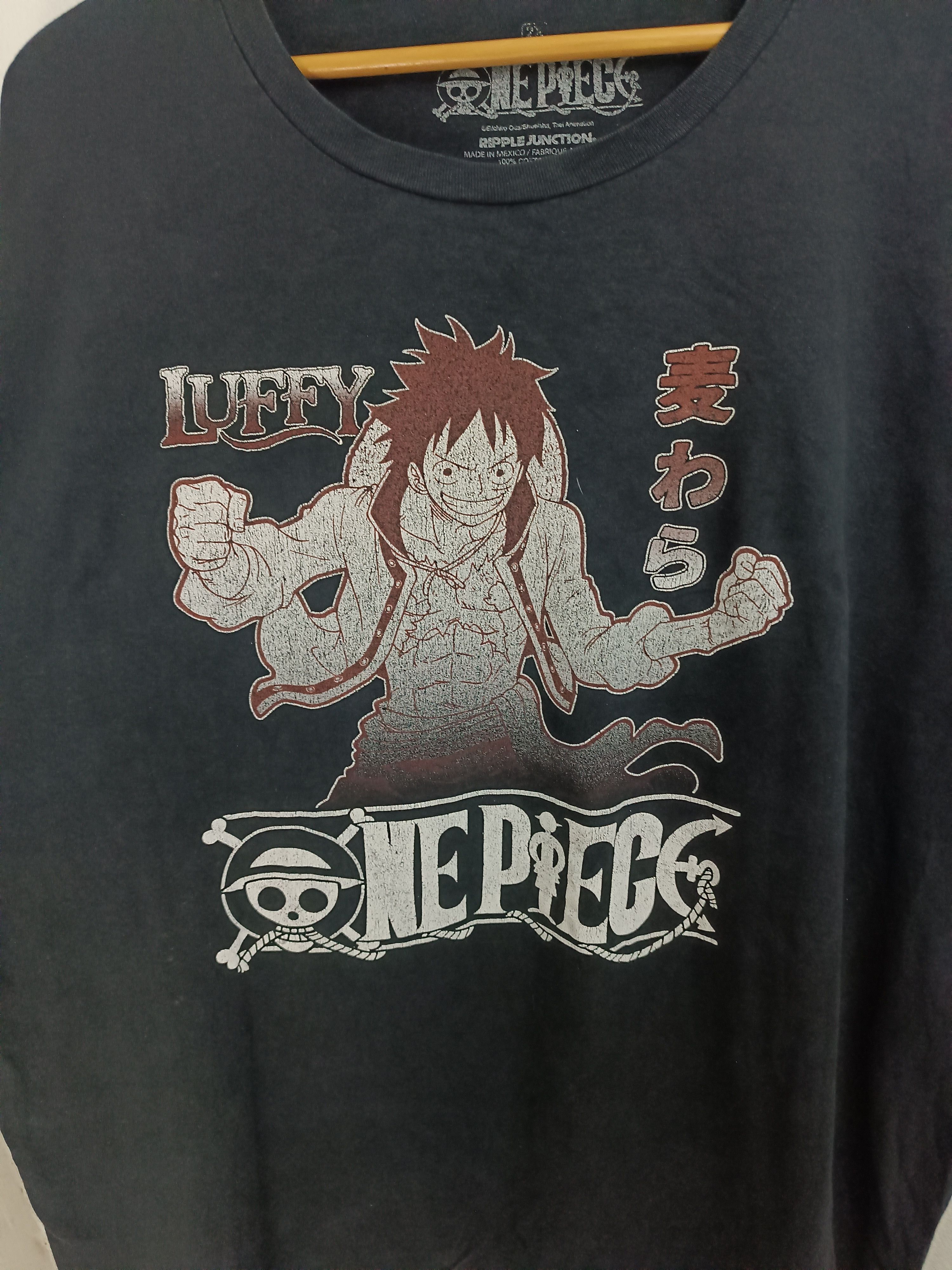 Anime FADED VINTAGE ONE PIECE MONKEY D LUFFY TEE naruto bleach Size US XXL / EU 58 / 5 - 10 Thumbnail