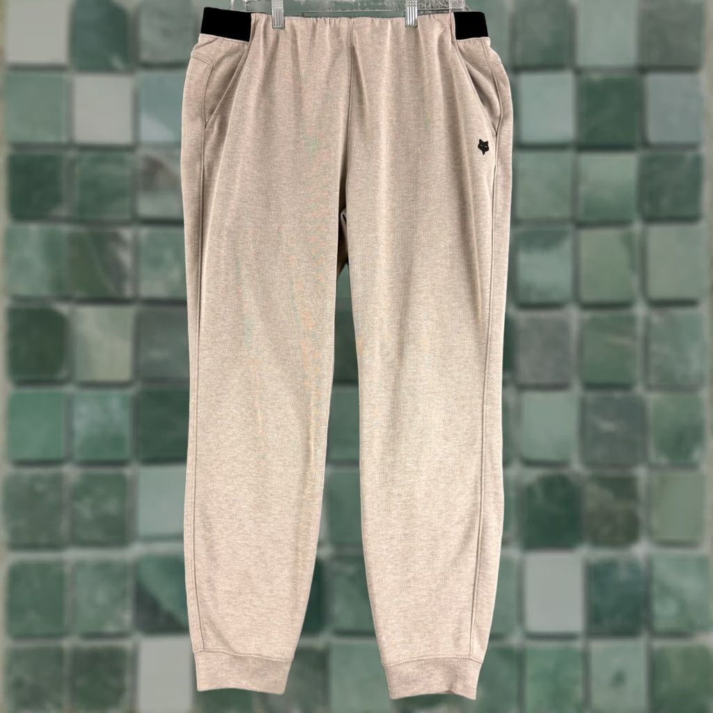 Fox Racing FOX Racing Joggers Mens XL Tan Heather Elastic Waist Tapered Sweatpants Size US 36 / EU 52 - 1 Thumbnail