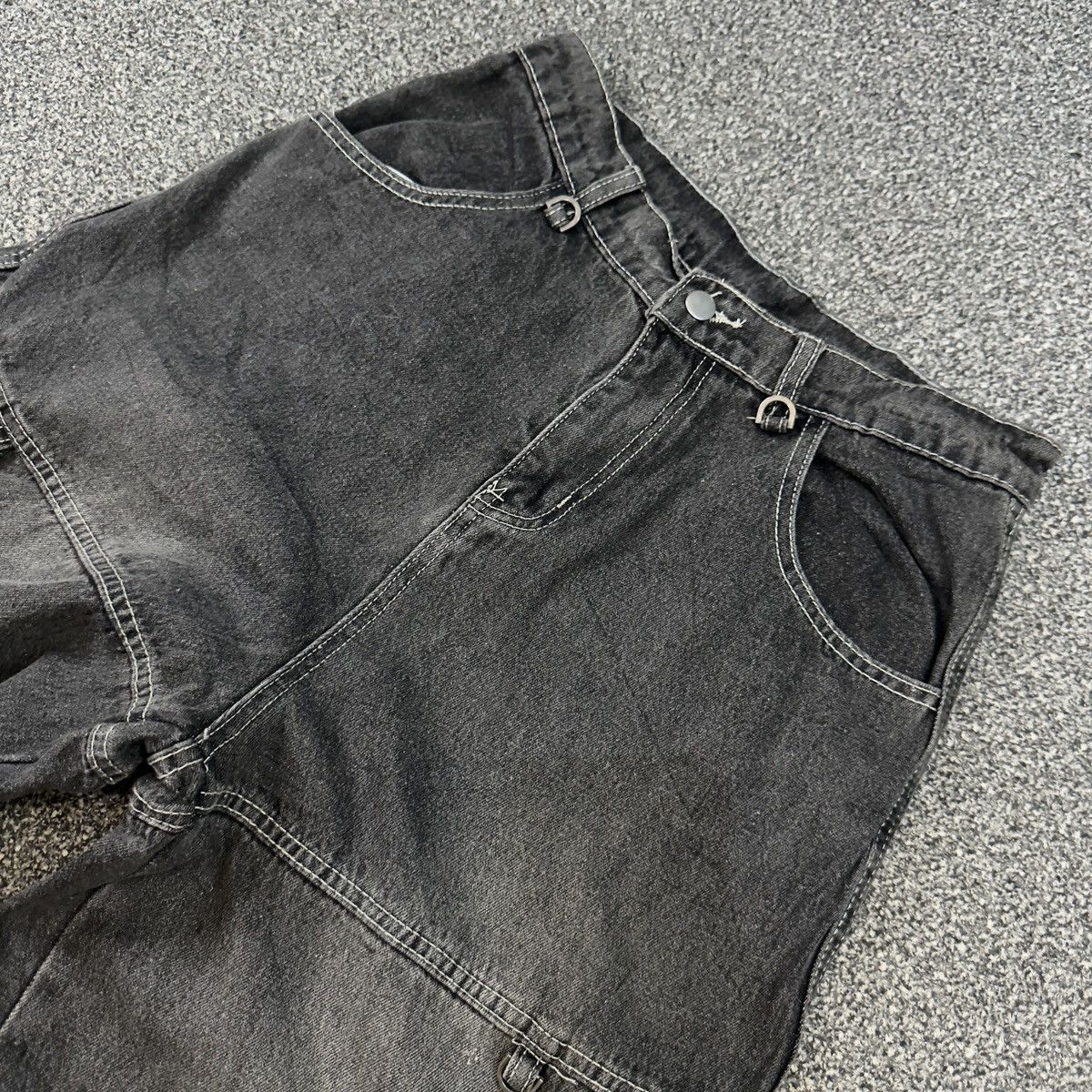 If Six Was Nine Vintage 90s Japanese Streetwear Super Baggy Drise Pants Size US 30 / EU 46 - 3 Thumbnail
