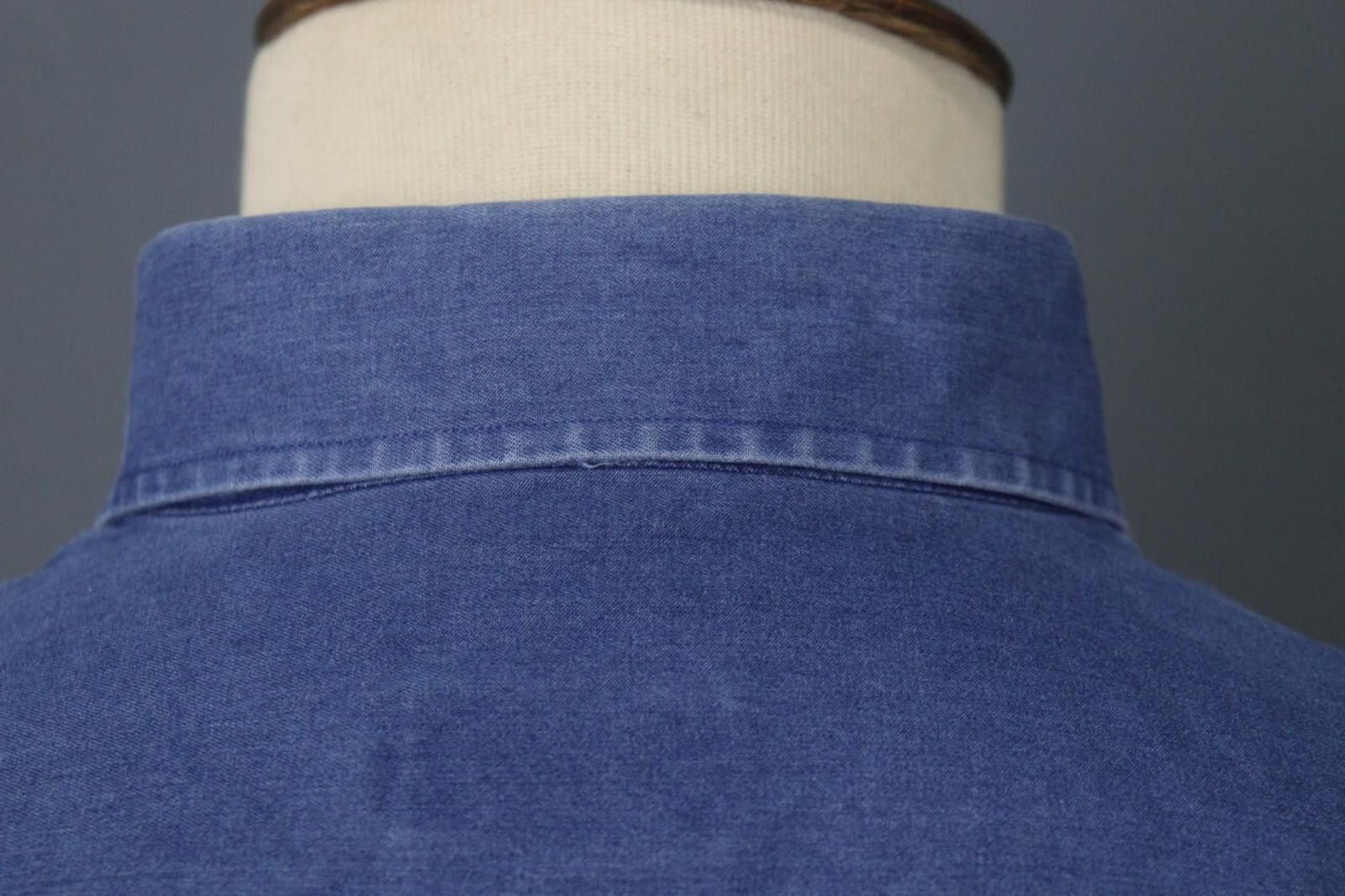 Paul & Shark Paul & Shark Blue Collared Fit Button Front Shirt Size 39 Size US M / EU 48-50 / 2 - 12 Thumbnail