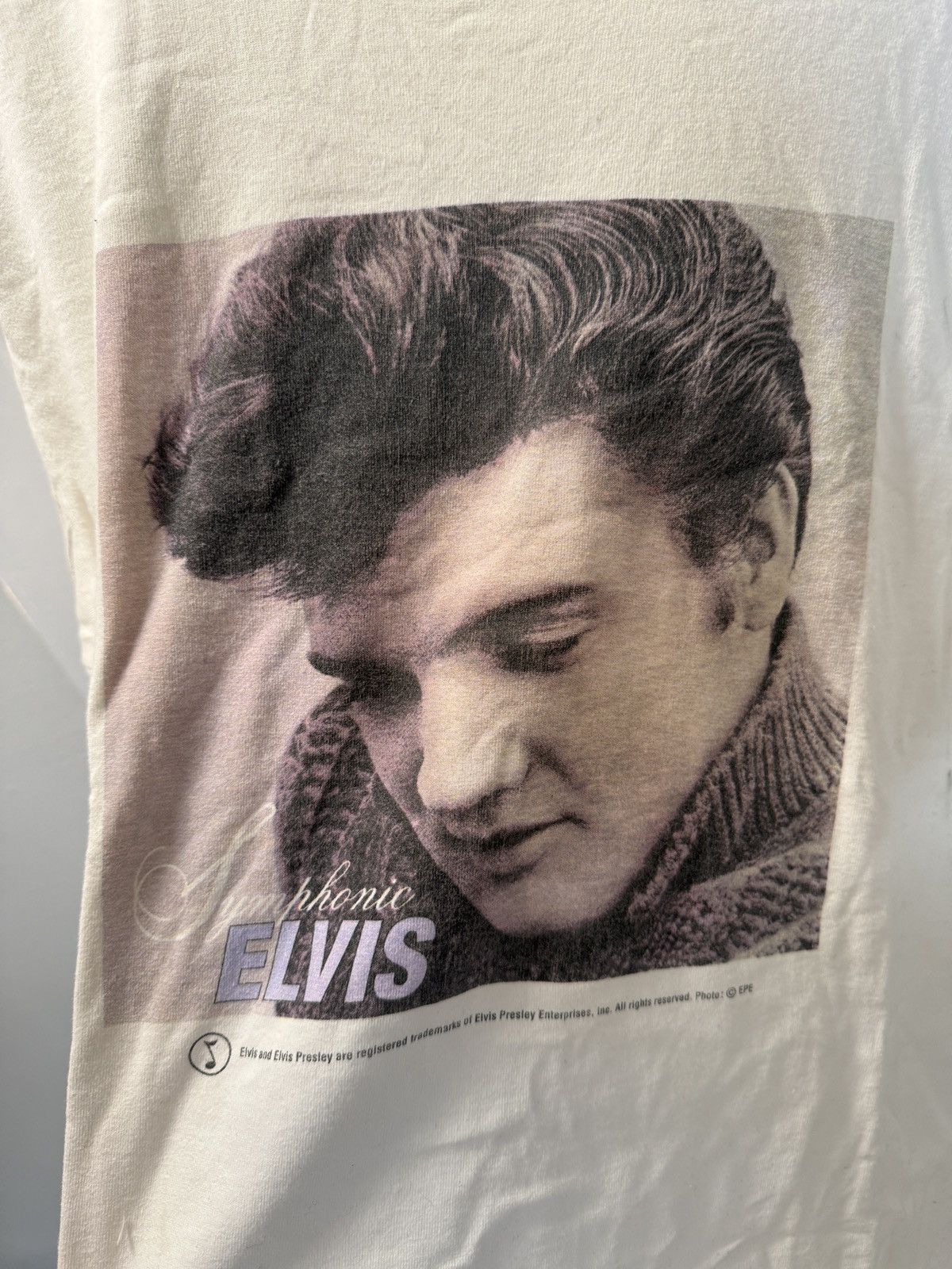 Vintage Vintage Single Stitch Elvis Tee Size US XL / EU 56 / 4 - 2 Thumbnail