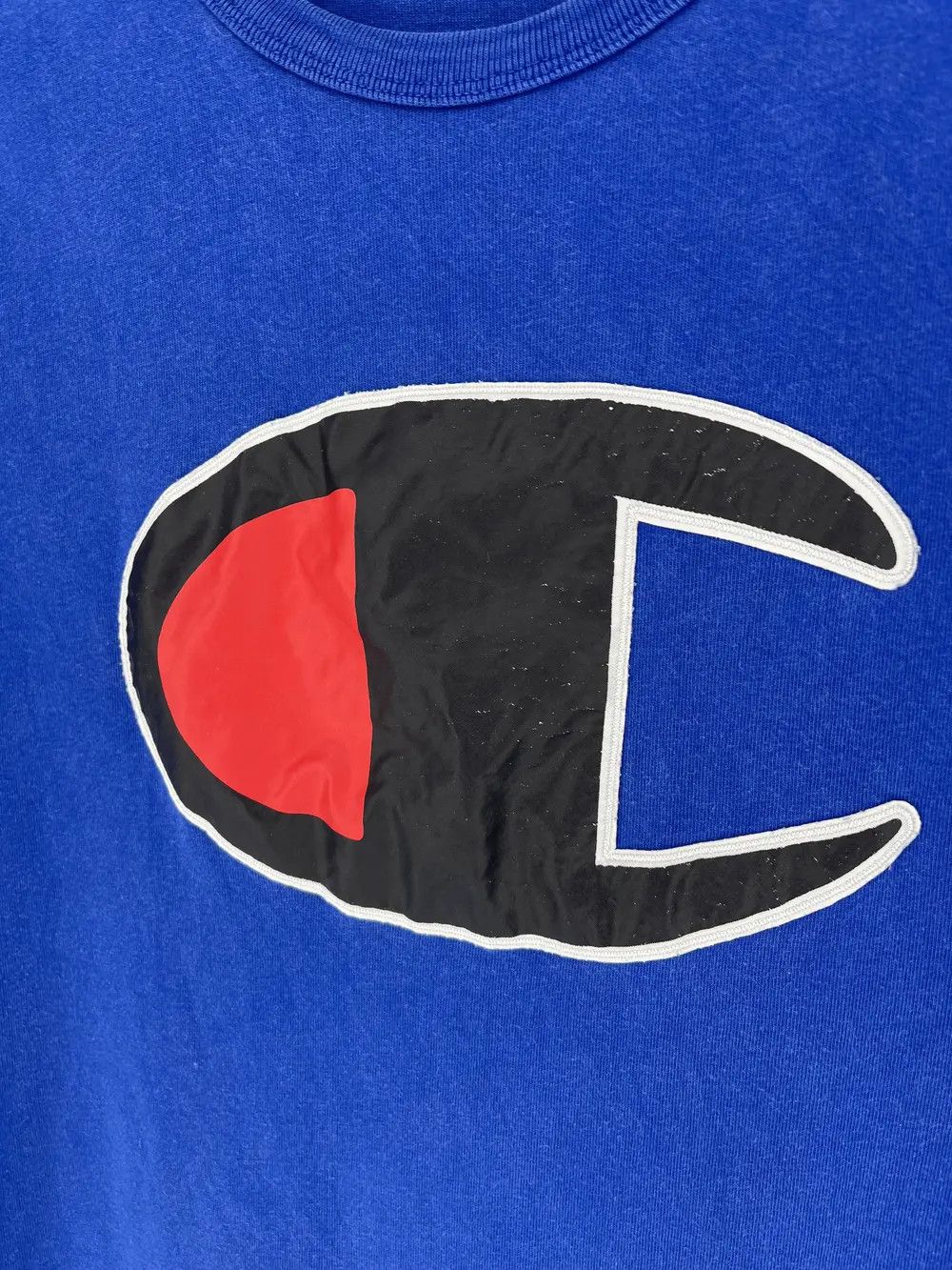 Champion × Vintage VINTAGE Y2K CHAMPION BIG LOGO NICE DESIGN TSHIRT HIP HOP RAP Size US M / EU 48-50 / 2 - 6 Thumbnail