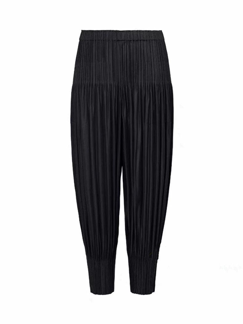 Issey Miyake Issey Miyake size:1 Black pleated pants Size 42" / US 20 - 1 Thumbnail