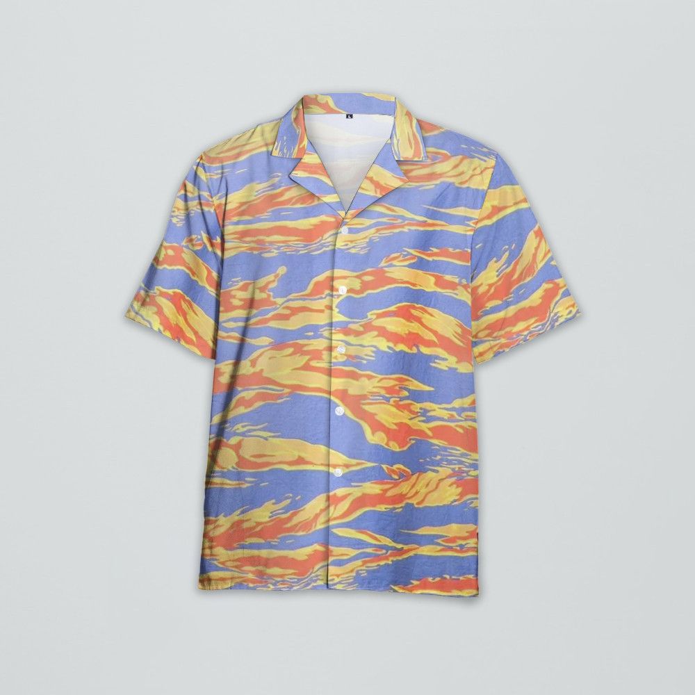 Designer Graphic-Print Camp-Collar Shirt Size US M / EU 48-50 / 2 - 3 Thumbnail