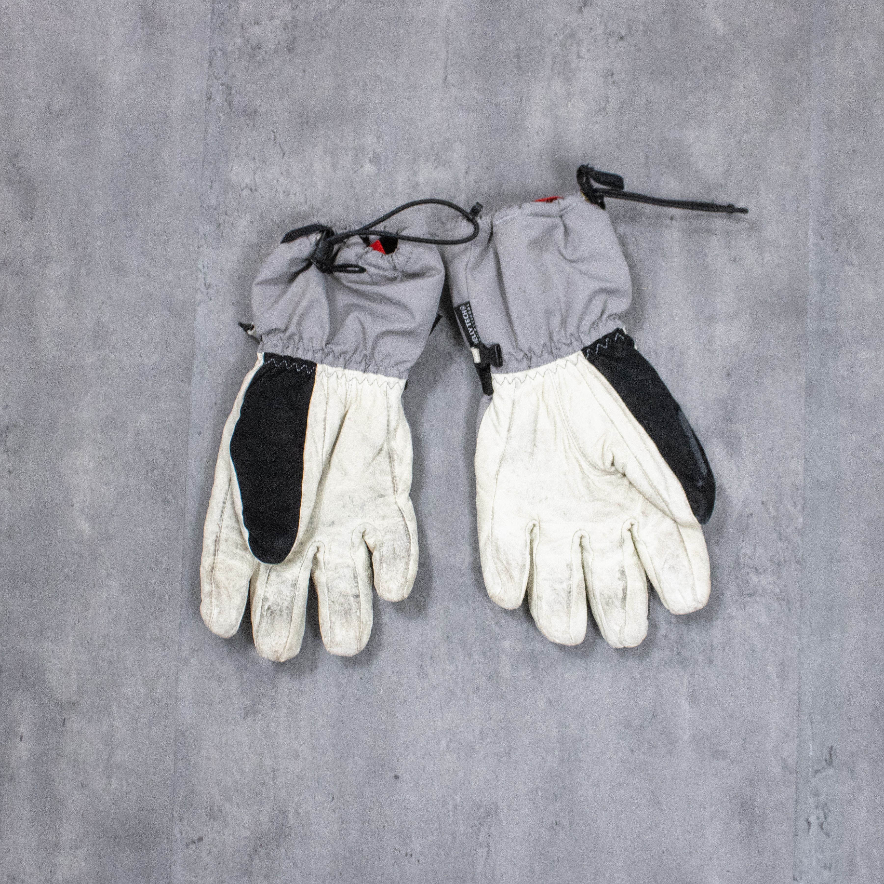 Helly Hansen Helly Hansen White Leather Polyester Winter Gloves Size ONE SIZE - 2 Thumbnail