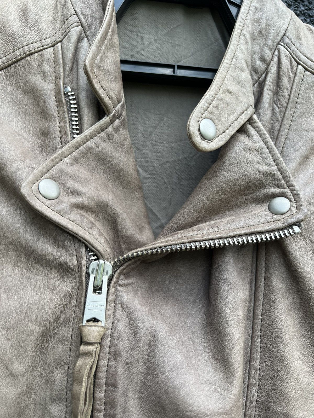 Allsaints AllSaints Gibson Leather Biker jacket Size US S / EU 44-46 / 1 - 4 Thumbnail