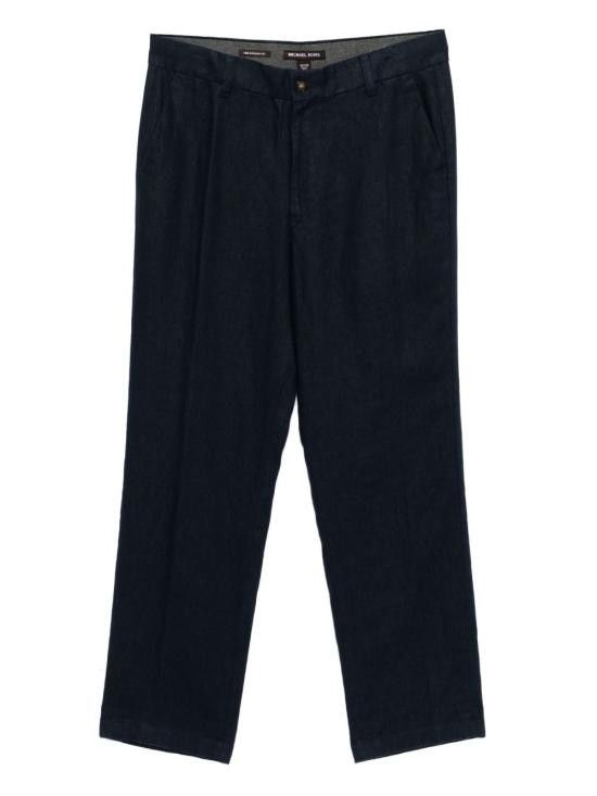 Michael Kors MICHAEL KORS Men Straight Pants CS5304BBEY 401 Blue Size US 40 / EU 56 - 1 Thumbnail