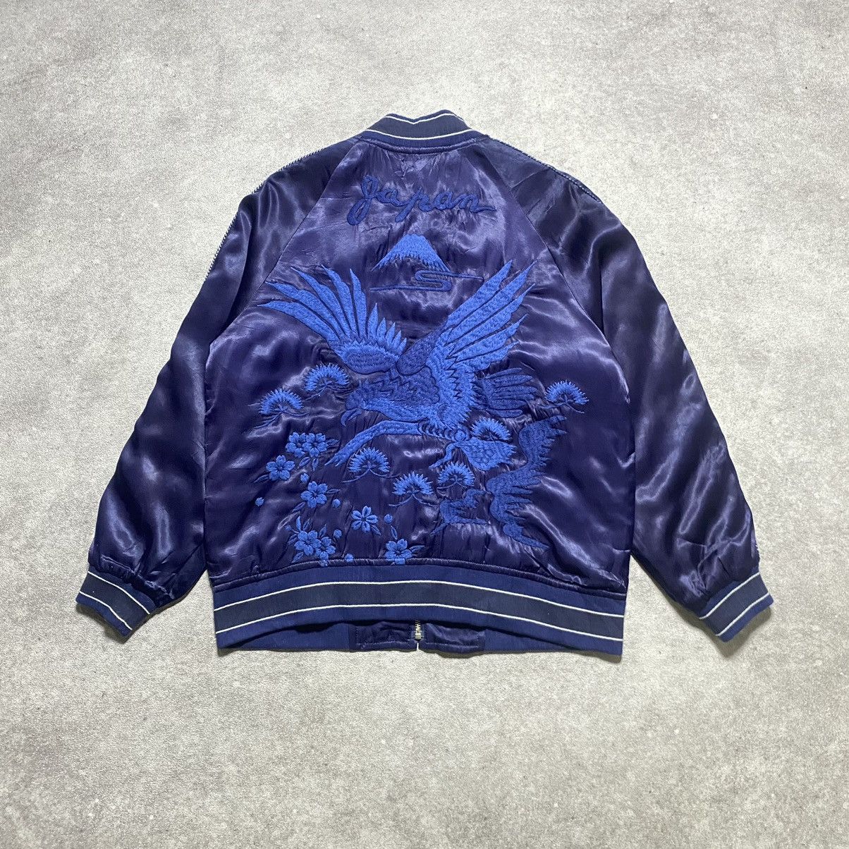 Blue Blue Japan 2000's Blue Blue Japan Embroid Sukajan - Pure Indigo Size US M / EU 48-50 / 2 - 1 Thumbnail