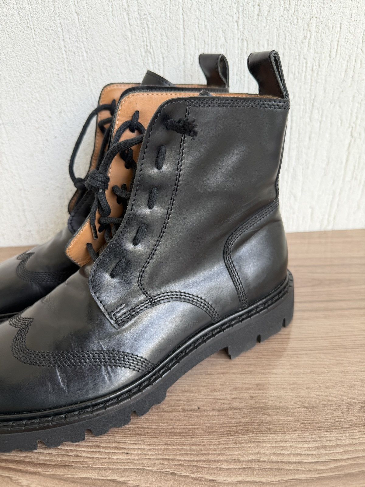 Maison Margiela Wing tip combat boots Size US 8 / EU 41 - 3 Thumbnail