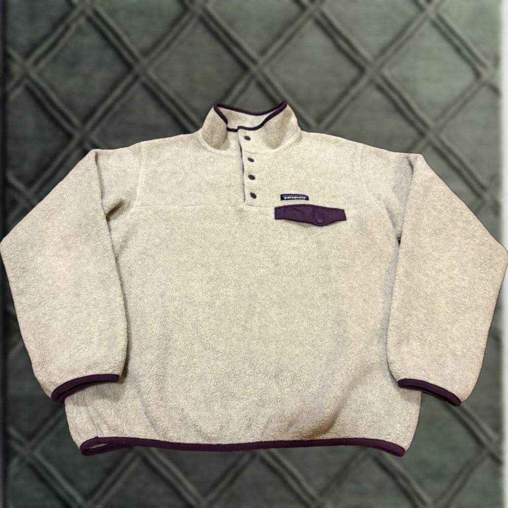 Patagonia VINTAGE Patagonia Snap-T Fleece Jacket Grey Pullover Sweater Mens Small Synchilla VTG Size US S / EU 44-46 / 1 - 1 Thumbnail