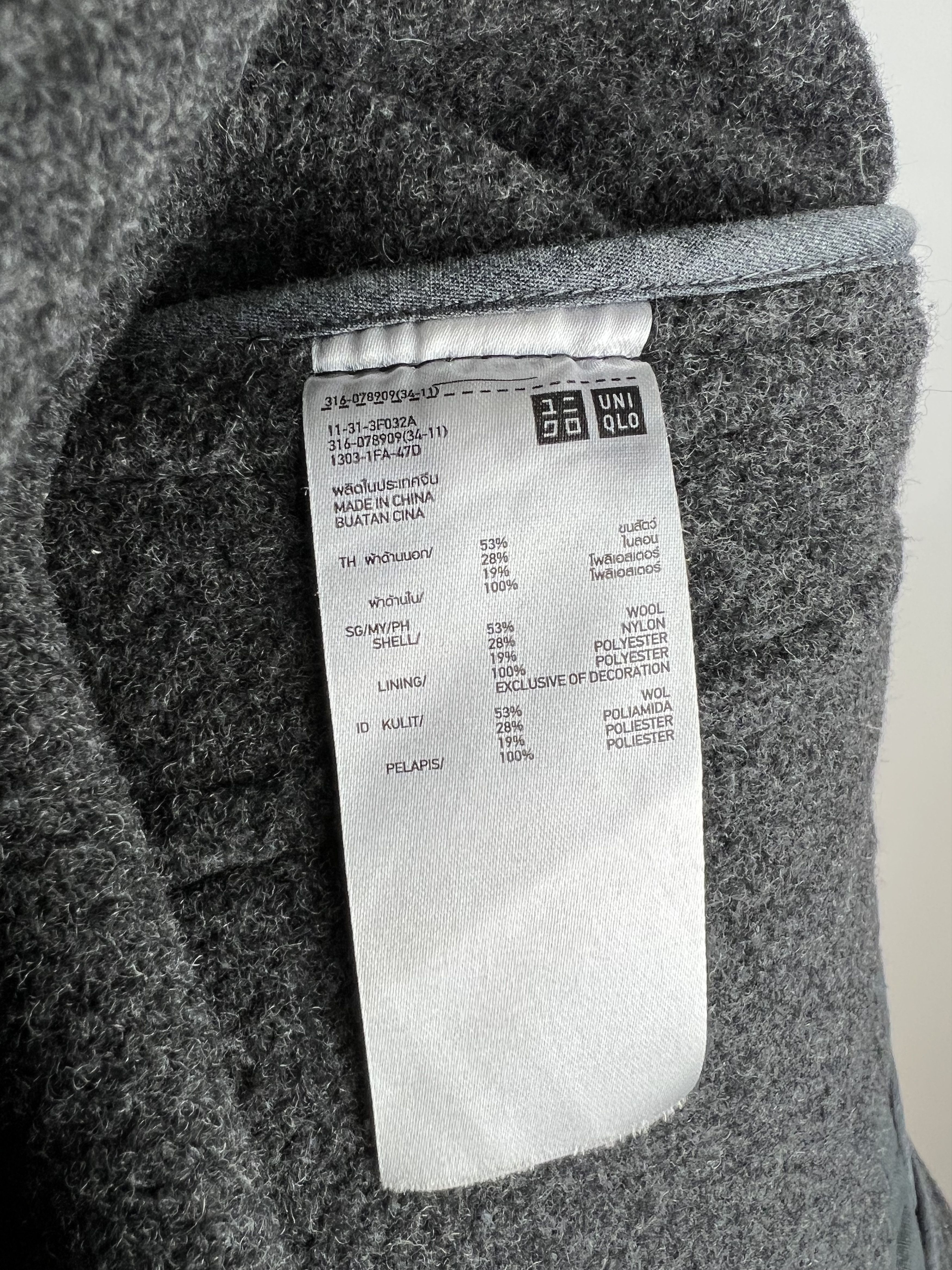 Japanese Brand Uniqlo Men's Wool Duffle Coat Gray Size S Size US S / EU 44-46 / 1 - 13 Thumbnail