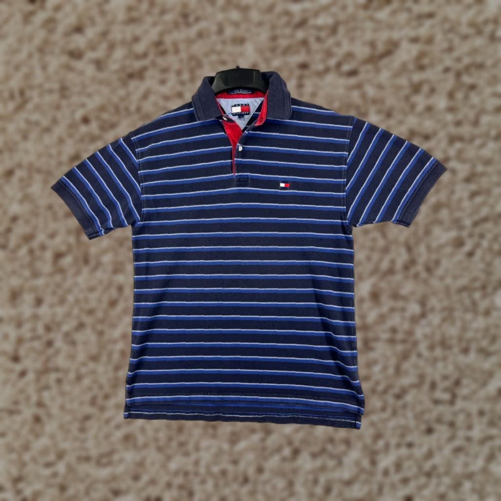 Tommy Hilfiger VINTAGE Tommy Hilfiger Polo Shirt Men Size US M / EU 48-50 / 2 - 1 Thumbnail