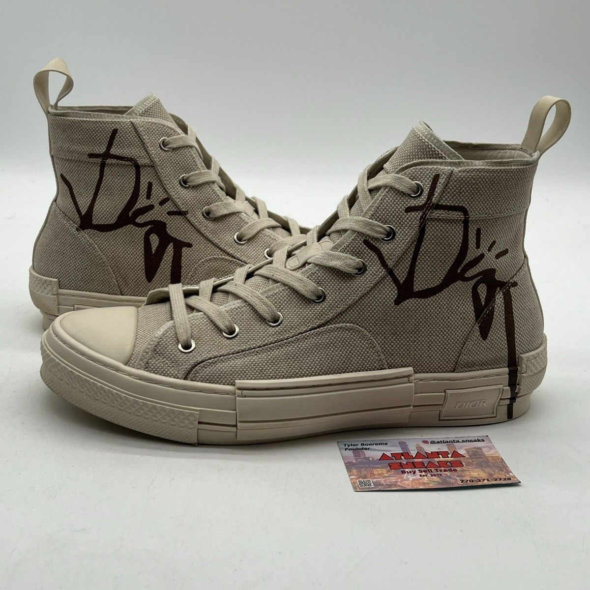 Dior Cactus Jack X Dior B23 high cream and coffee Grailed