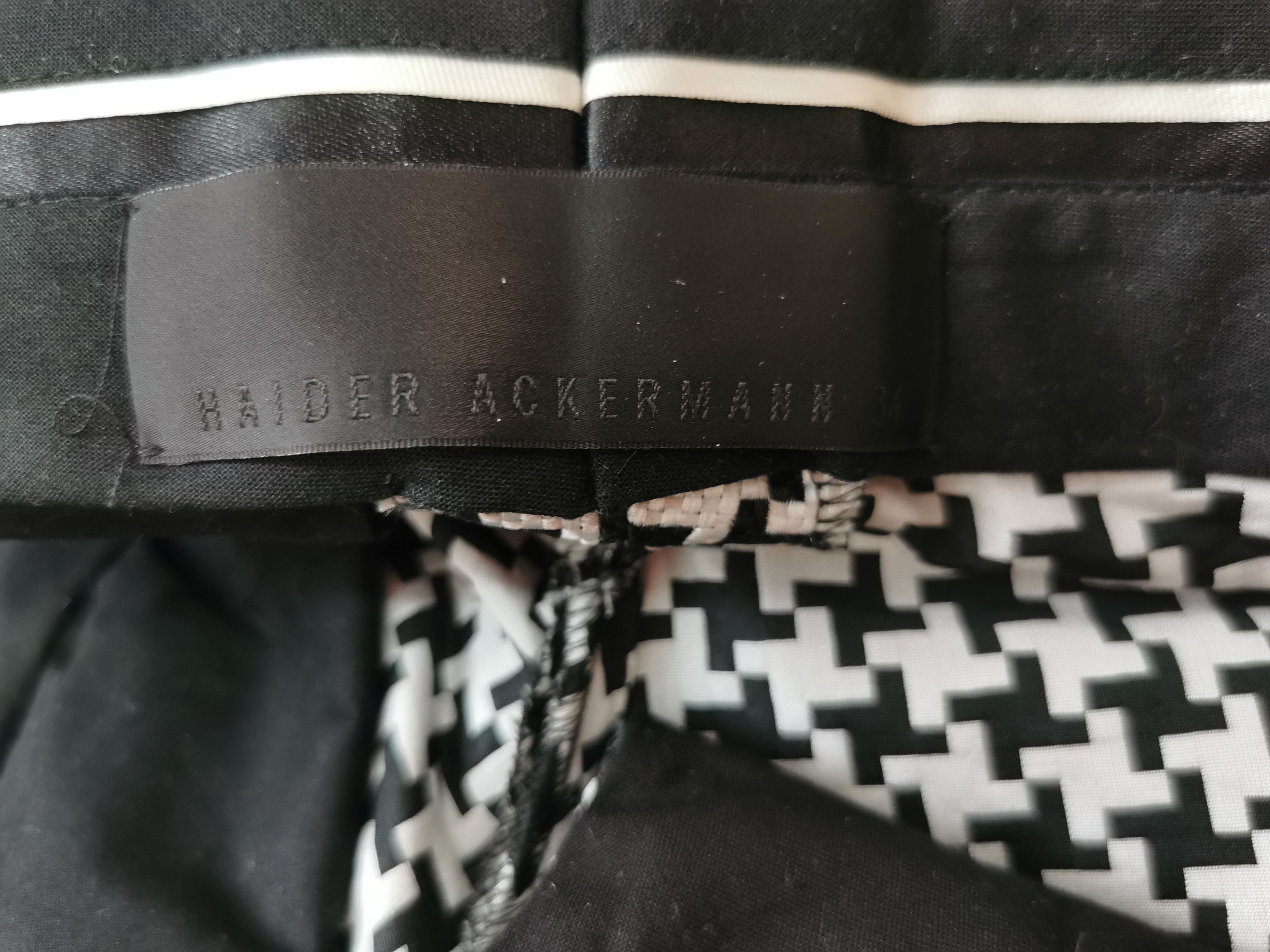 Haider Ackermann SS19 Houndstooth Silk Jacquard Kimono Belted Jacket & Pants Size 34S - 15 Thumbnail