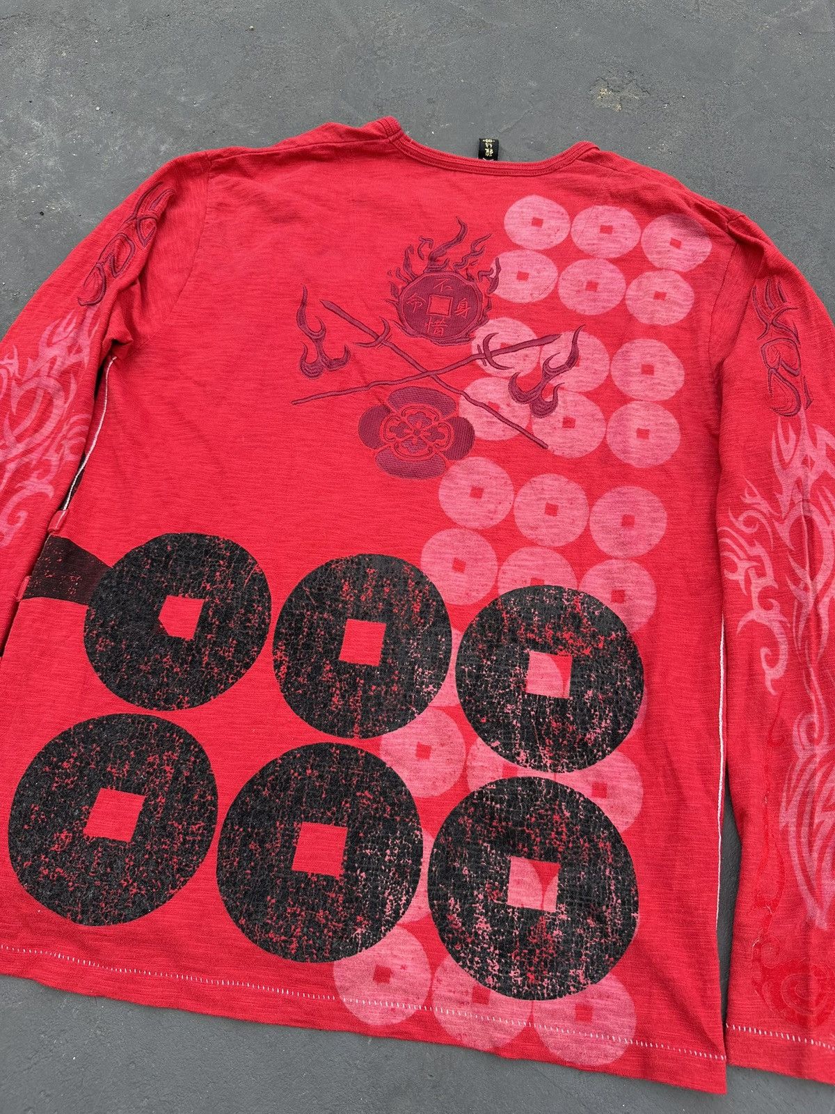 Japanese Brand Embroidery Japanese Traditional Sukajan Longsleeve Bondage Size US L / EU 52-54 / 3 - 9 Thumbnail