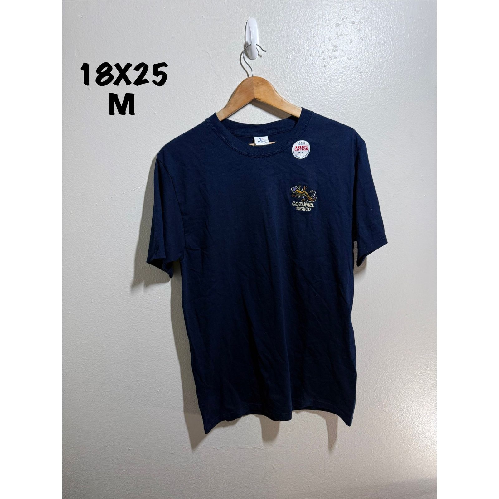 Delta Medium new Cozumel Mexico embroidered tee Size US M / EU 48-50 / 2 - 1 Thumbnail