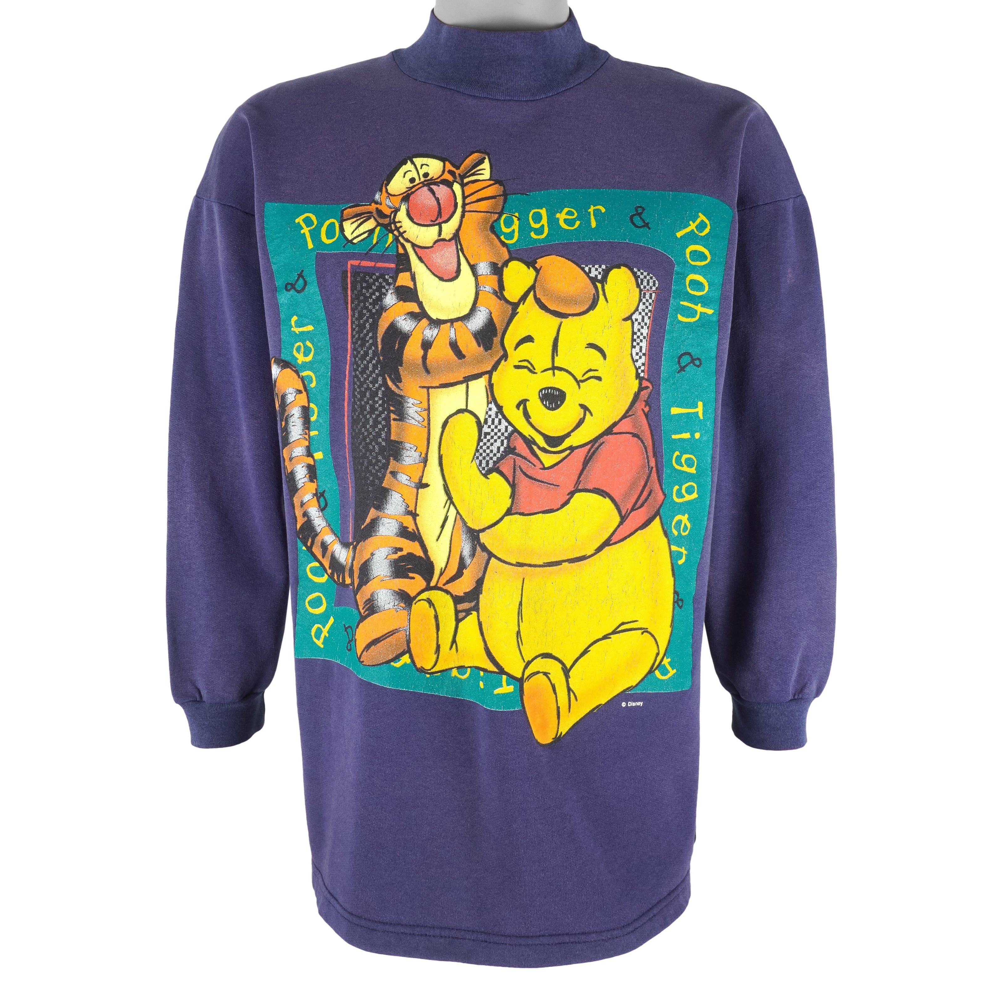 Disney Winnie the Pooh & Tigger Crew Neck Sweatshirt 1990s Size US S / EU 44-46 / 1 - 1 Thumbnail