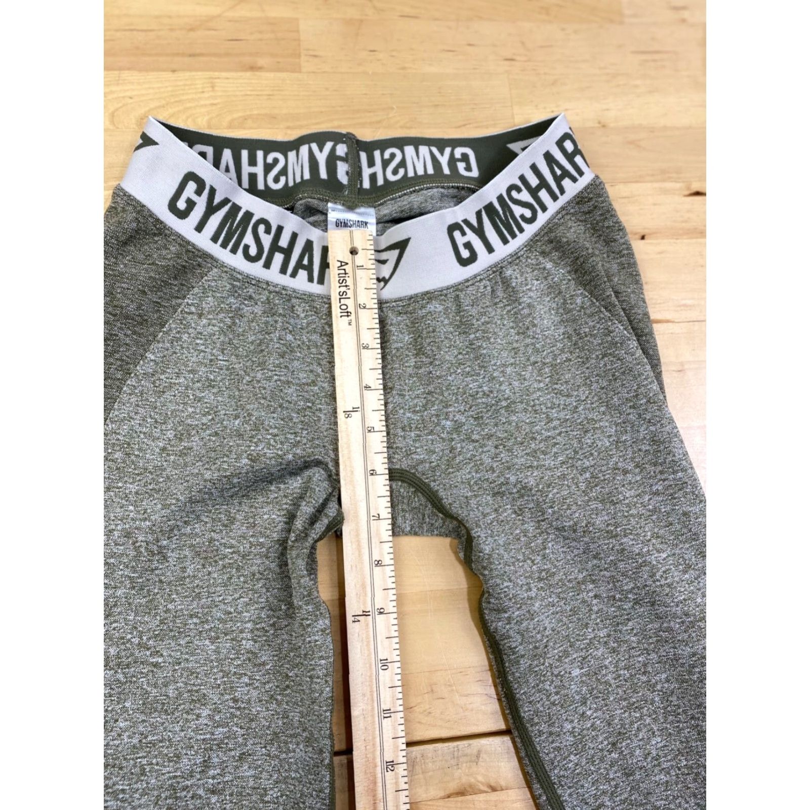 Gymshark GymShark Leggings Womens S Green Activewear Gym Training Size 28" / US 6 / IT 42 - 3 Thumbnail