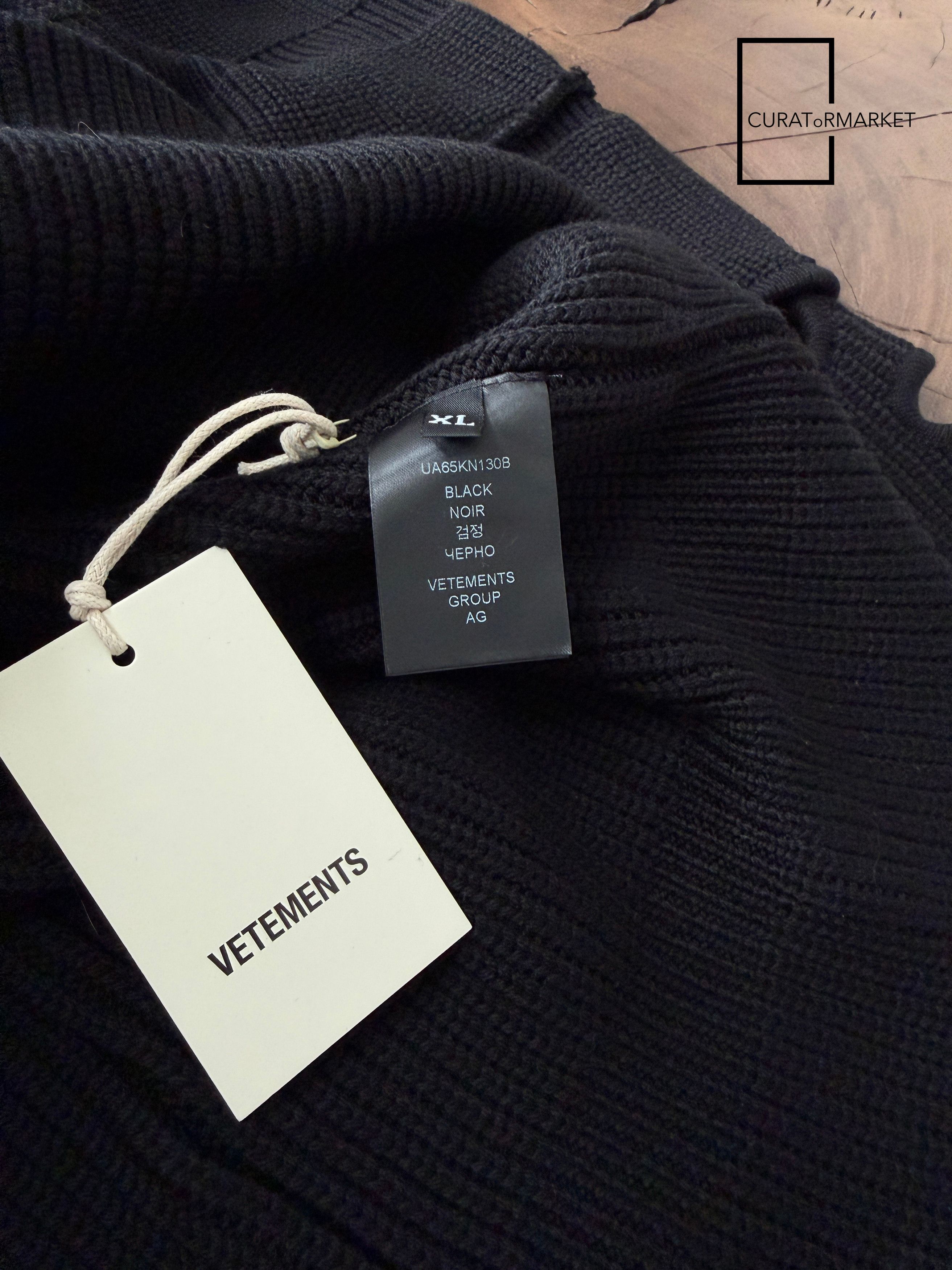 Vetements XL Wool Multi Stitch Ski Mask Shiesty Balaclava Sweater FW25 Size US XL / EU 56 / 4 - 16 Thumbnail