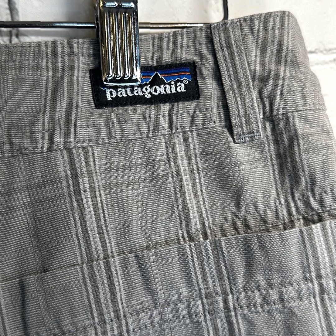 Patagonia Patagonia Cargo Shorts Mens 33 Organic Cotton Tan Stripe All-Wear Brown Stripe Size US 33 - 4 Thumbnail