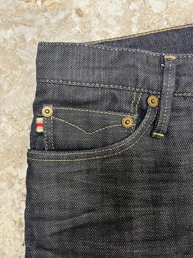 Burberry × Vintage 2000s Burberry Raw Denim Jeans Size US 33 - 9 Thumbnail