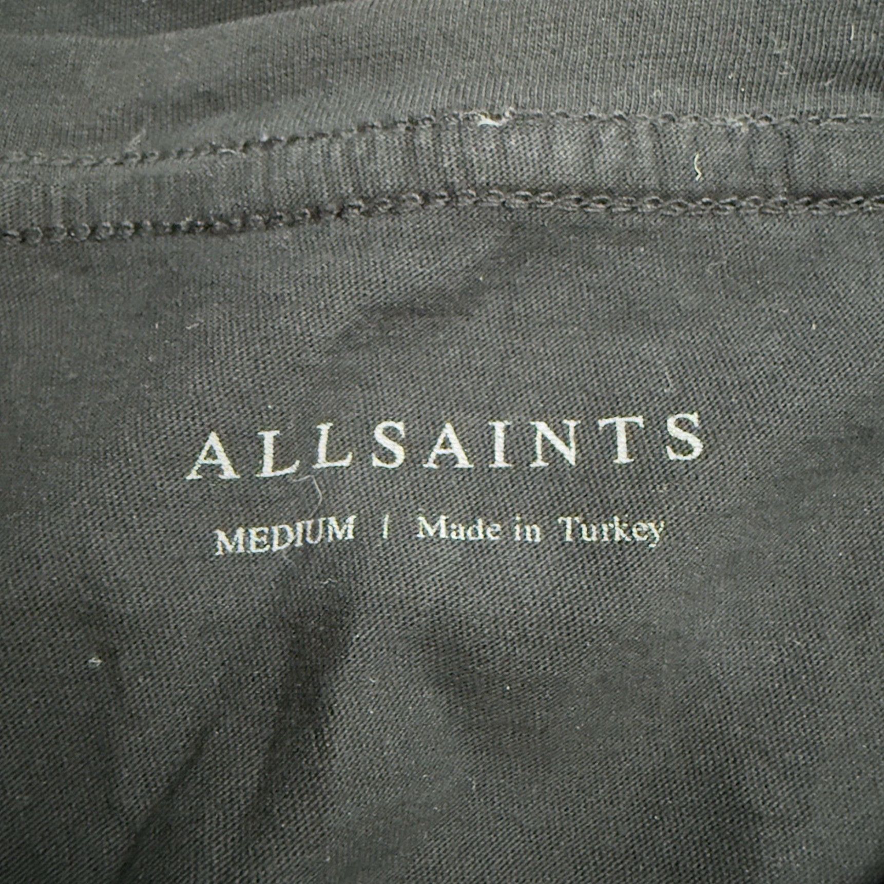 Allsaints AllSaints Shirt Mens V-Neck Black Tee M Size US M / EU 48-50 / 2 - 4 Thumbnail
