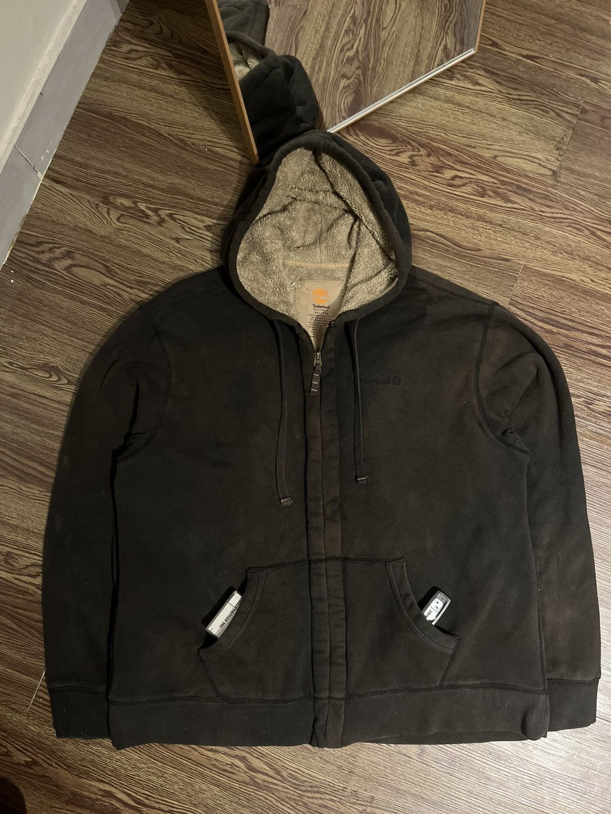 Timberland Y2k Timberland Hoodie Distressed Stain Fading Full Zip Up Size US XXL / EU 58 / 5 - 1 Thumbnail