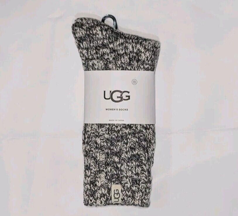 Ugg 3 PAIRS Women's UGG RIB KNIT SLOUCHY Crew Socks Size 5-10 Size ONE SIZE - 6 Thumbnail