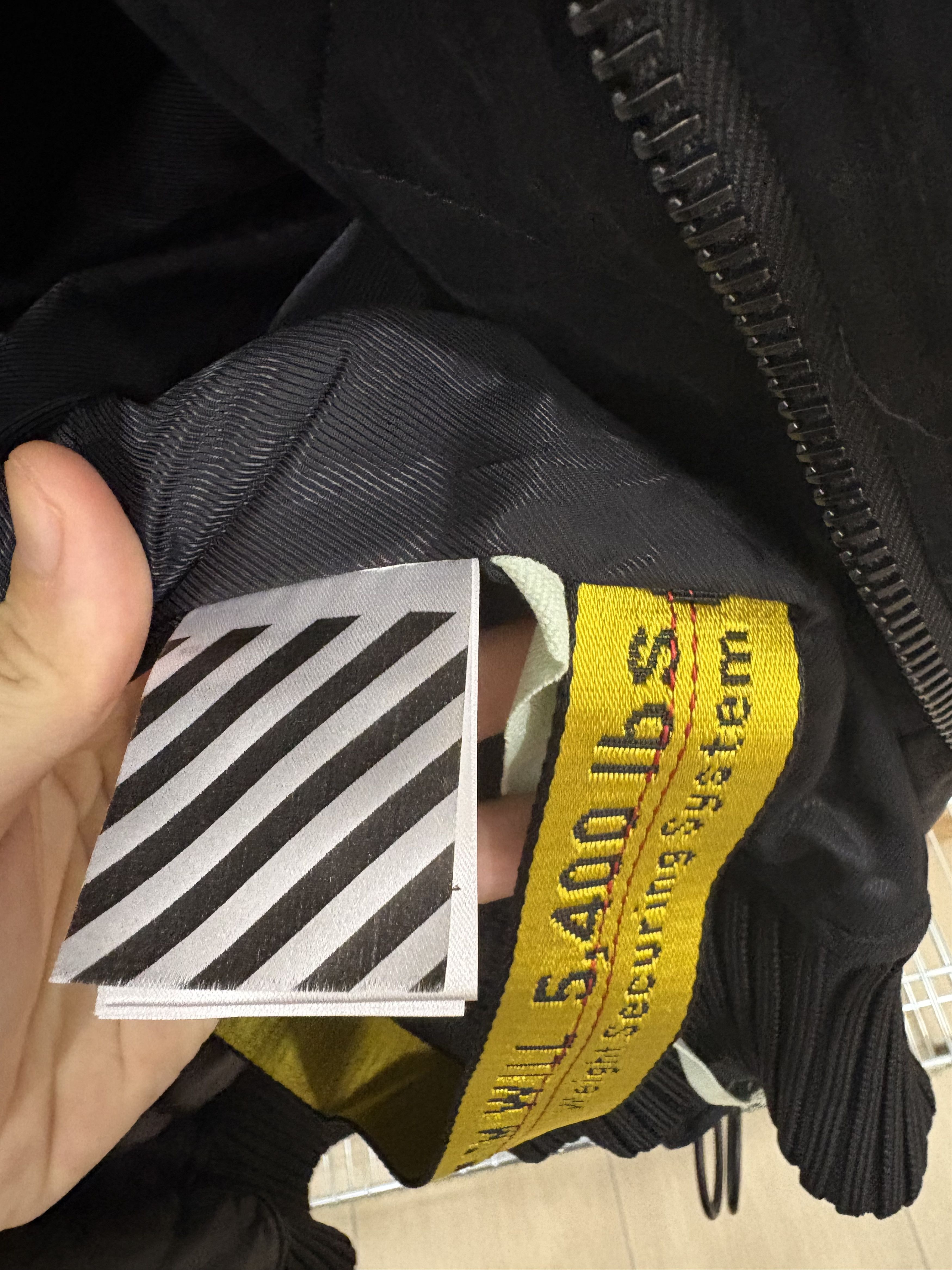 Off-White Off-White SS17 Brush Stroke Bomber Size US XL / EU 56 / 4 - 9 Thumbnail