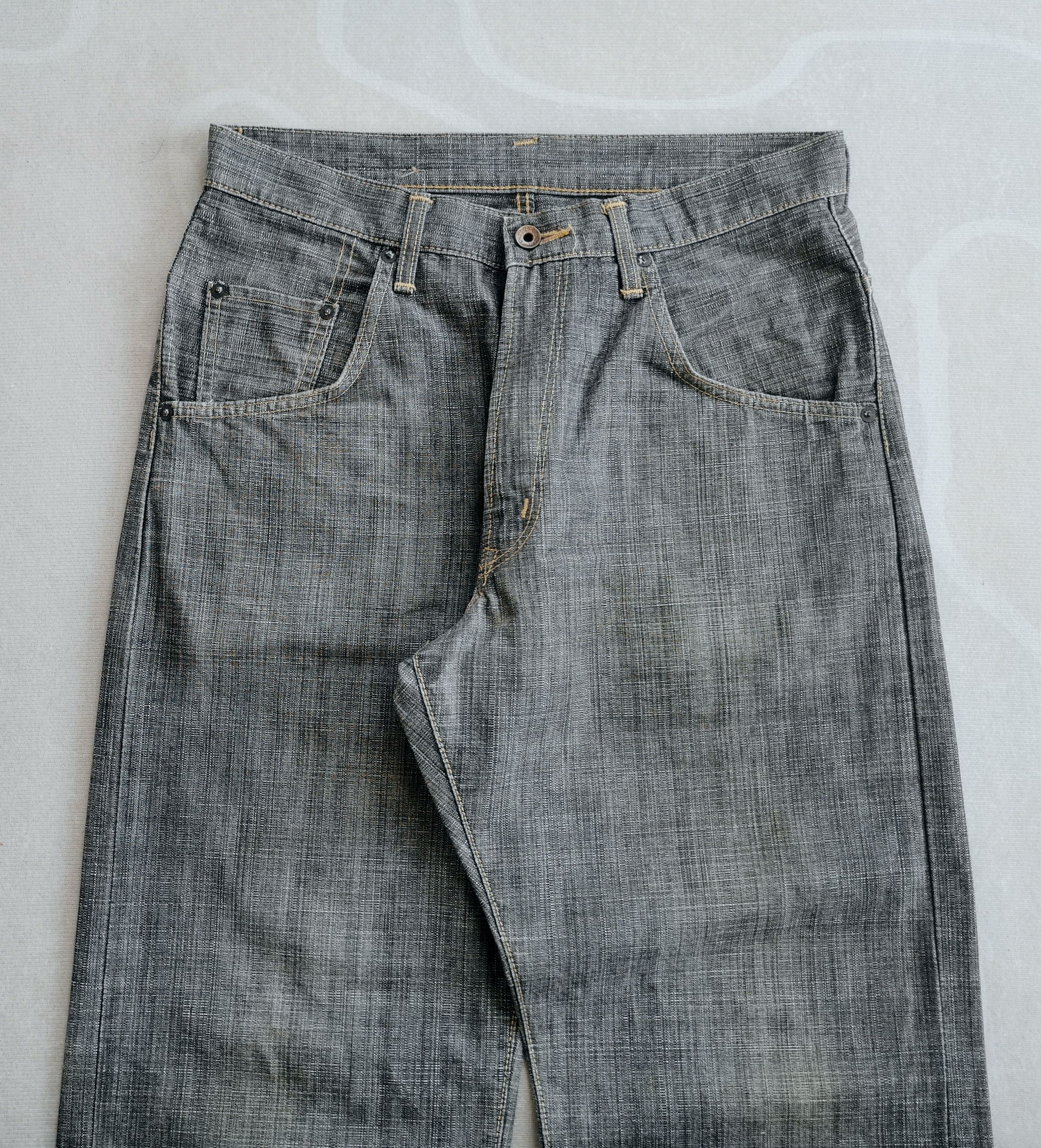 Edwin Edwin Japan 505D Selvedge Denim Charcoal Grey Loose Straight Size US 32 / EU 48 - 3 Thumbnail