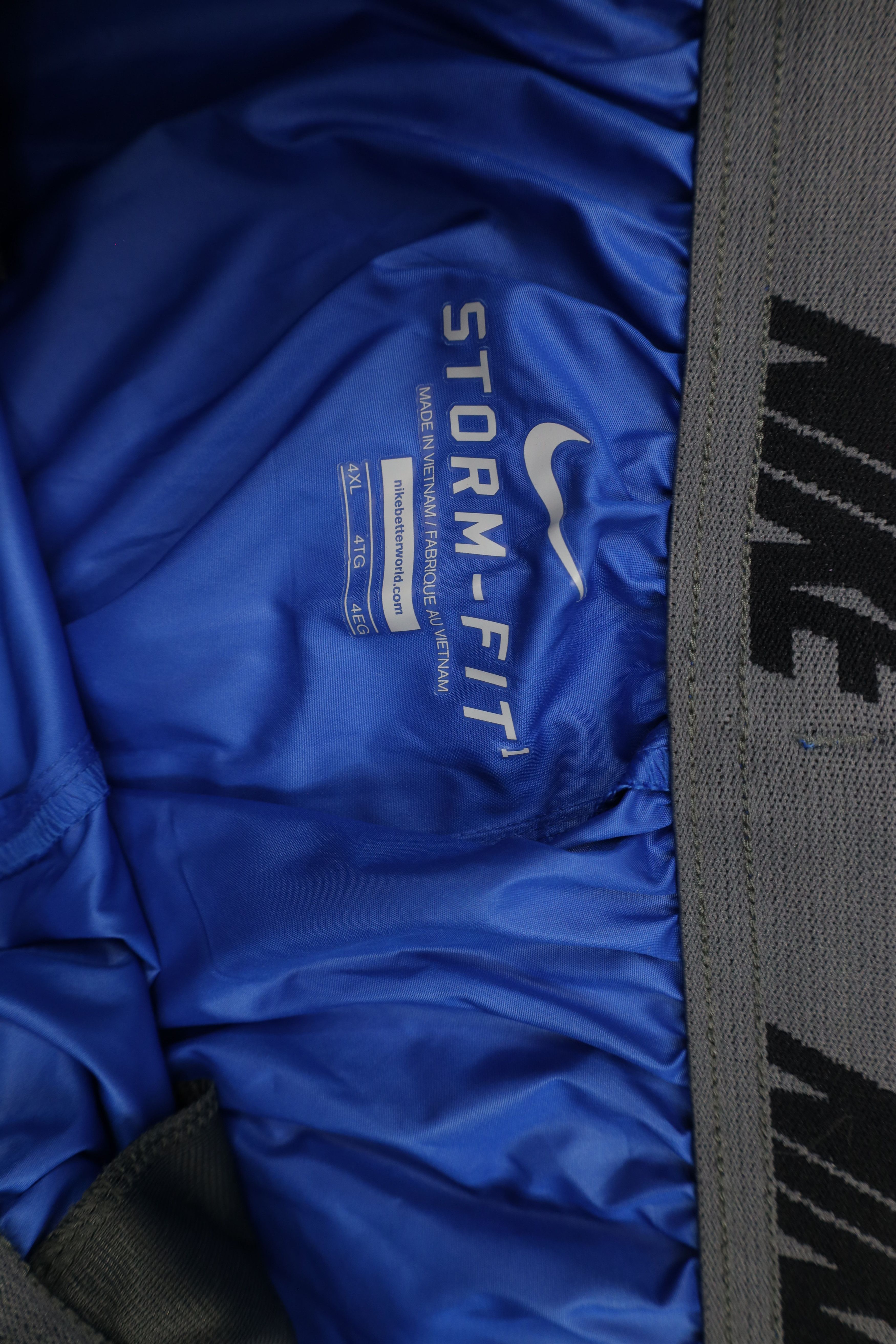 Nike × Vintage Nike Storm Fit Mini Swoosh Wide Leg Rain Pants Royal Blue Size US 44 / EU 60 - 7 Thumbnail