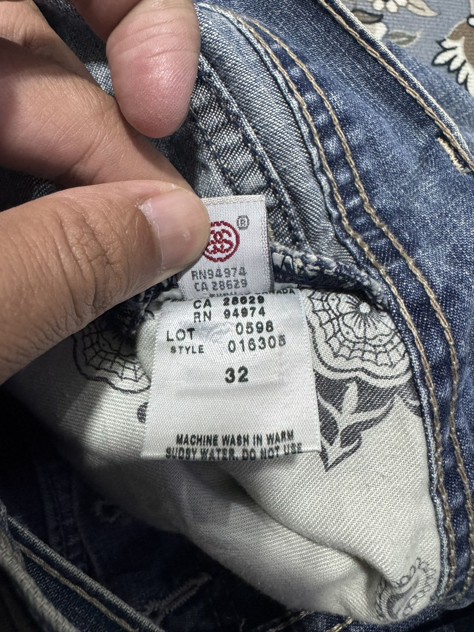 Menace × Stussy Vintage 90's Stussy Workwear Denim Baggy Style Hip Hop Size US 30 / EU 46 - 13 Thumbnail
