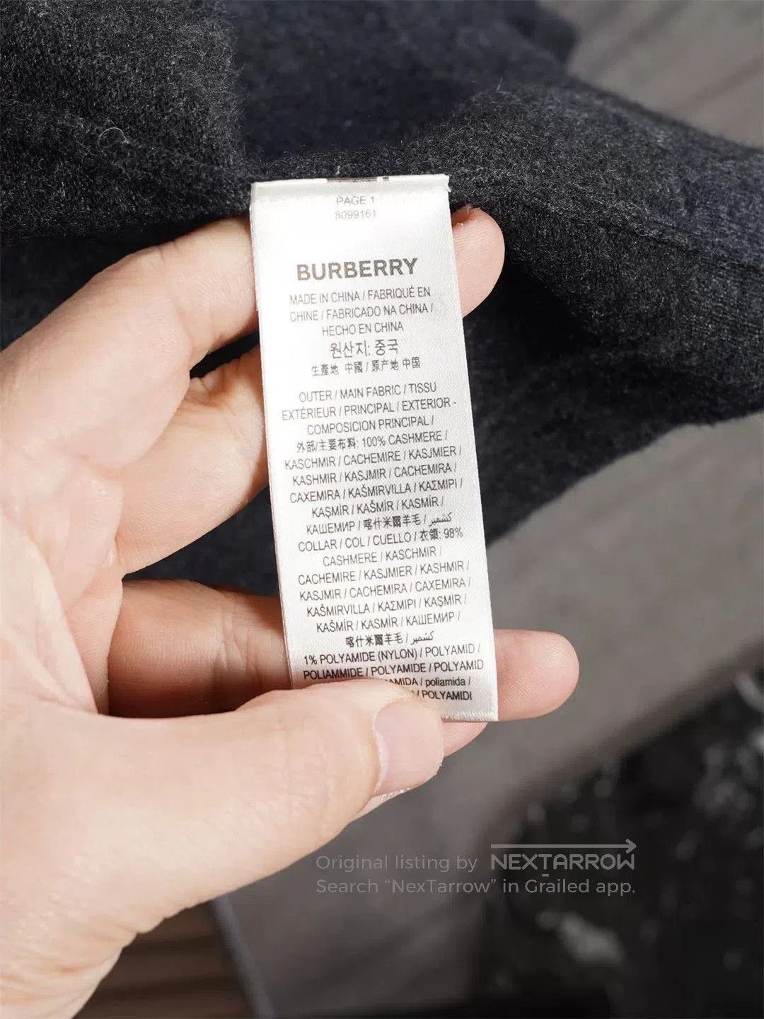 Burberry Burberry Men's Cashmere Knitted Cardigan. Size US S / EU 44-46 / 1 - 8 Thumbnail