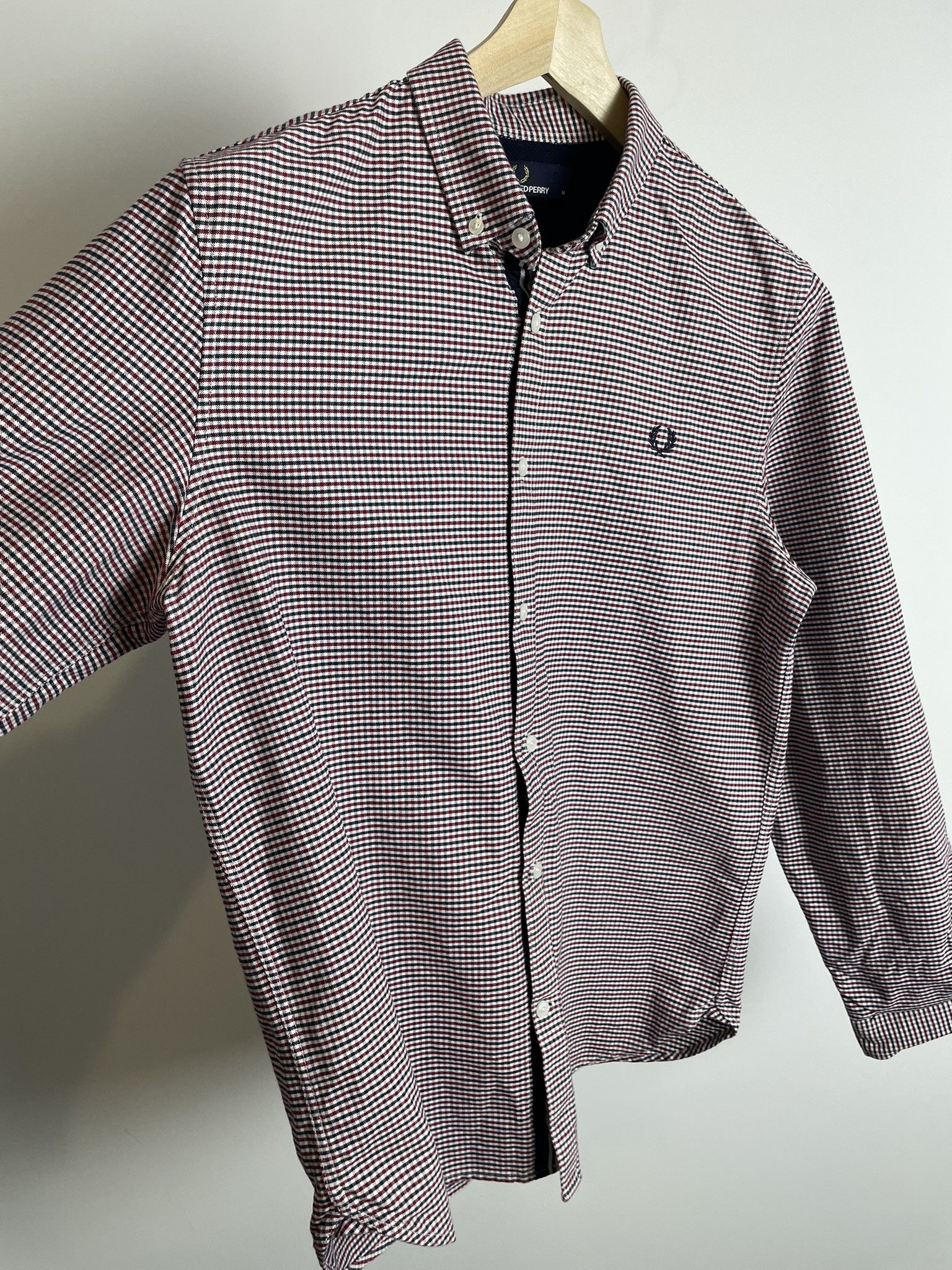 Fred Perry Fred Perry 3 Colour Oxford Gingham Shirt Size US M / EU 48-50 / 2 - 10 Thumbnail