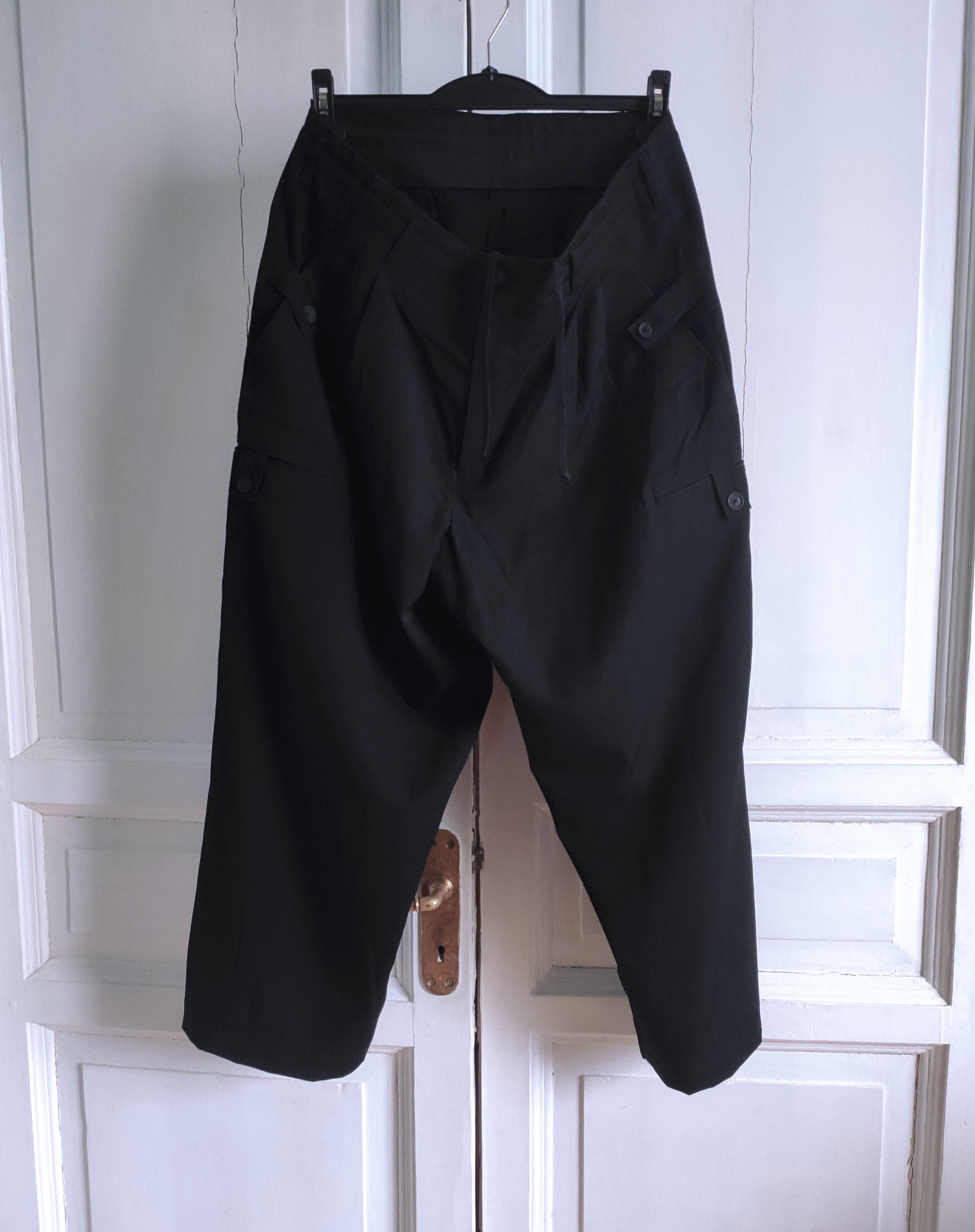 Yohji Yamamoto FW20 Wide gabardine trousers | Grailed