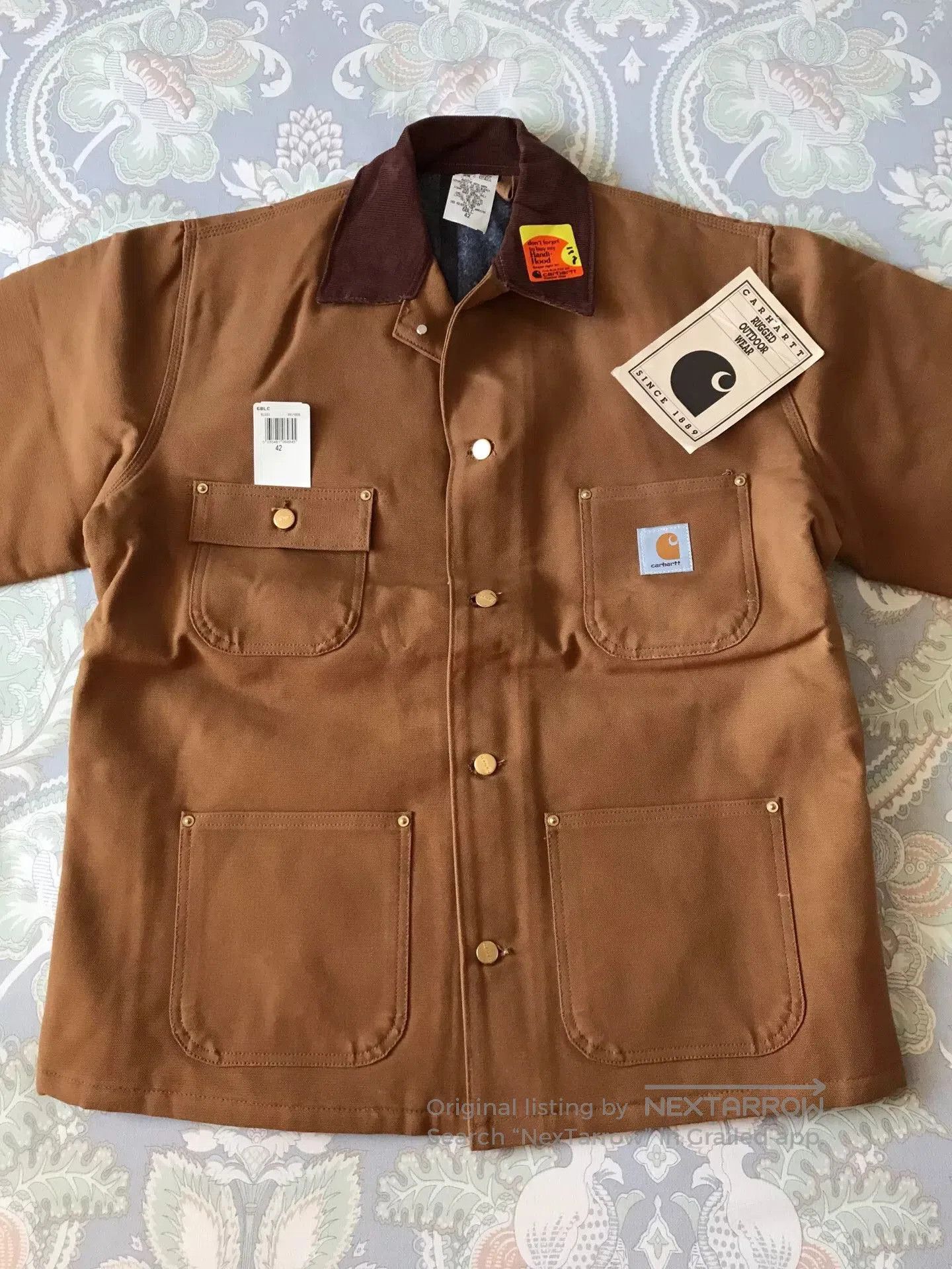 Carhartt 90s Carhartt 6BLC Canvas Work Jacket. Size US XS / EU 42 / 0 - 4 Thumbnail