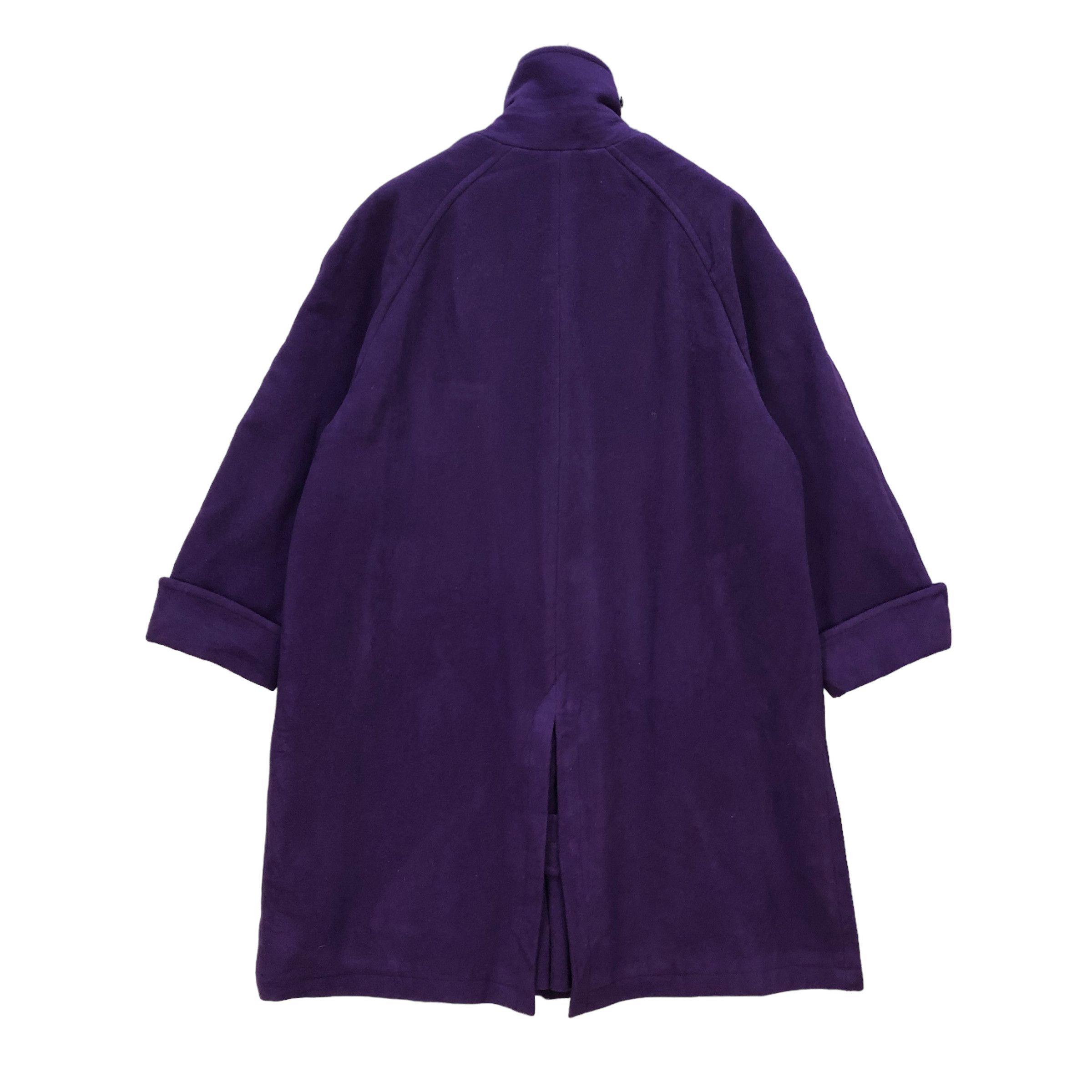 Ralph Lauren RALPH LAUREN PURPLE WOOL LONG COAT #7345-131 Size US L / EU 52-54 / 3 - 11 Thumbnail