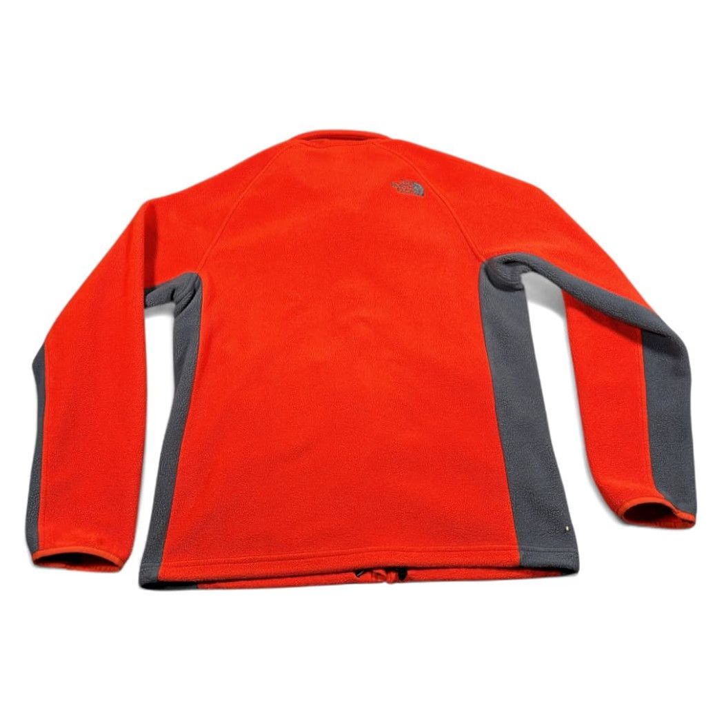The North Face The North Face Jacket Men M Orange Gray Fleece Colorblock Outdoor Hiking Full Zip Embroidered Logo Pockets Casual Size US M / EU 48-50 / 2 - 3 Thumbnail